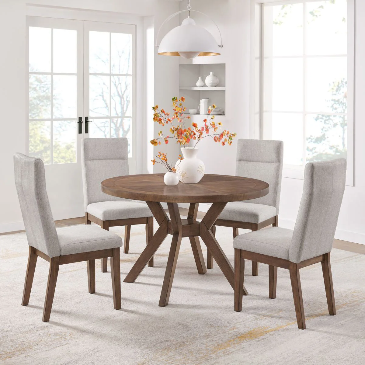 BAYSIDE FURNISHINGS KAELYN 5-PIECE DINING SET