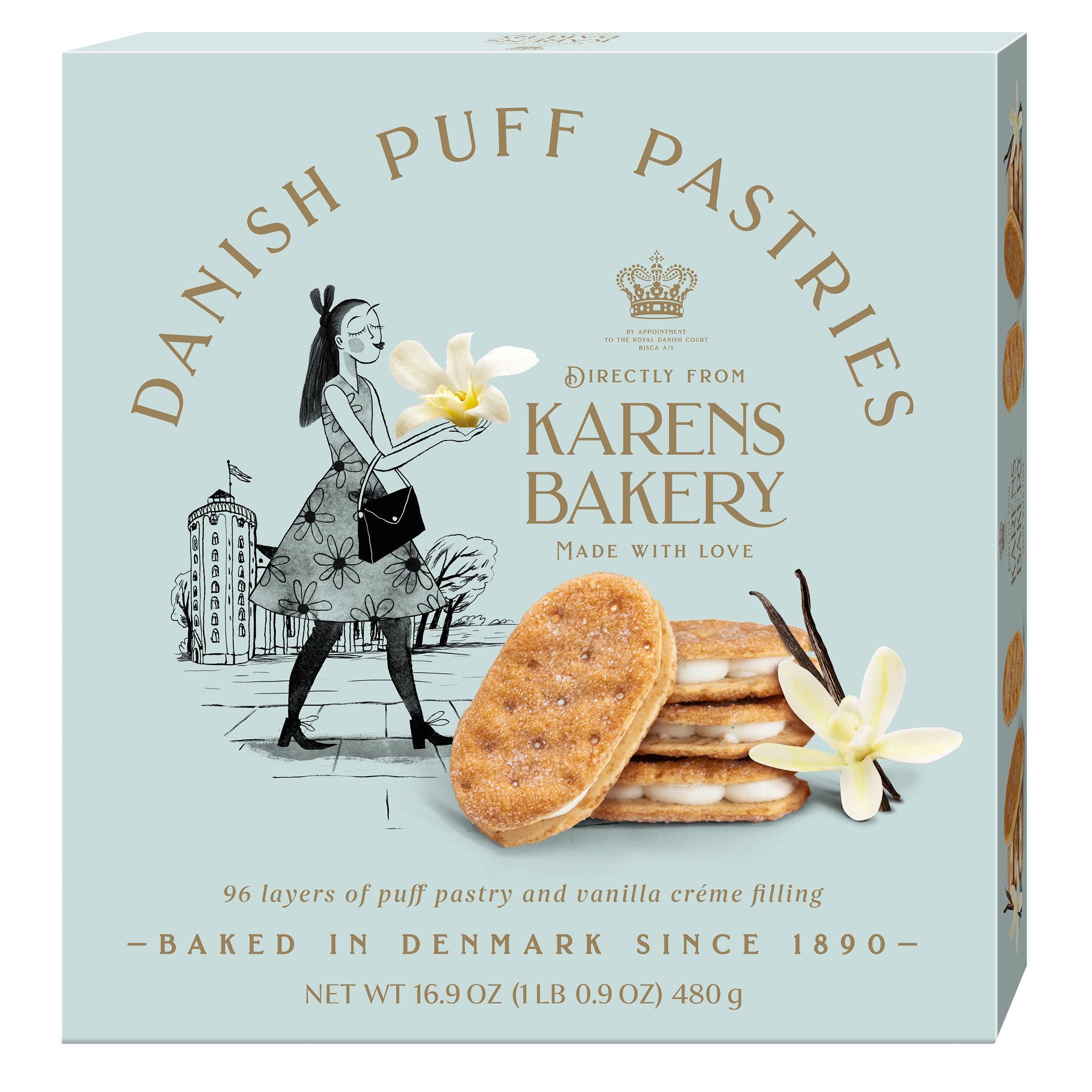 KARENS BAKERY DANISH PUFF PASTRIES 16.9 OZ
