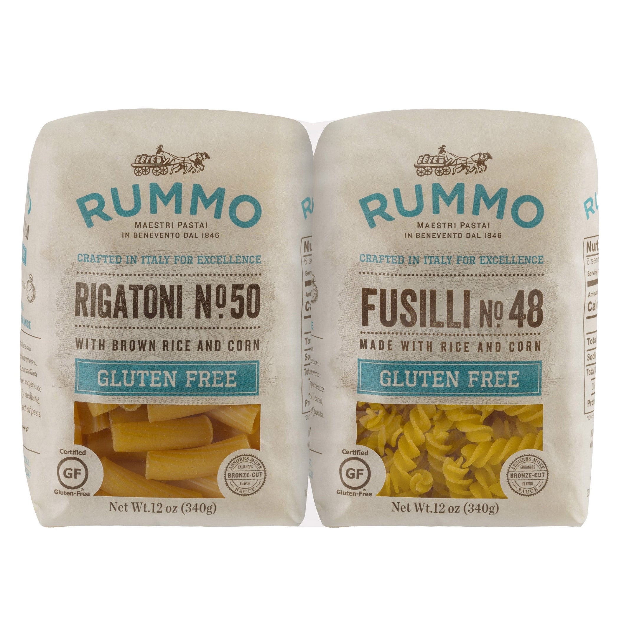 RUMMO GLUTEN FREE PASTA VARIETY PACK 4 PACK 12 OUNCES EA