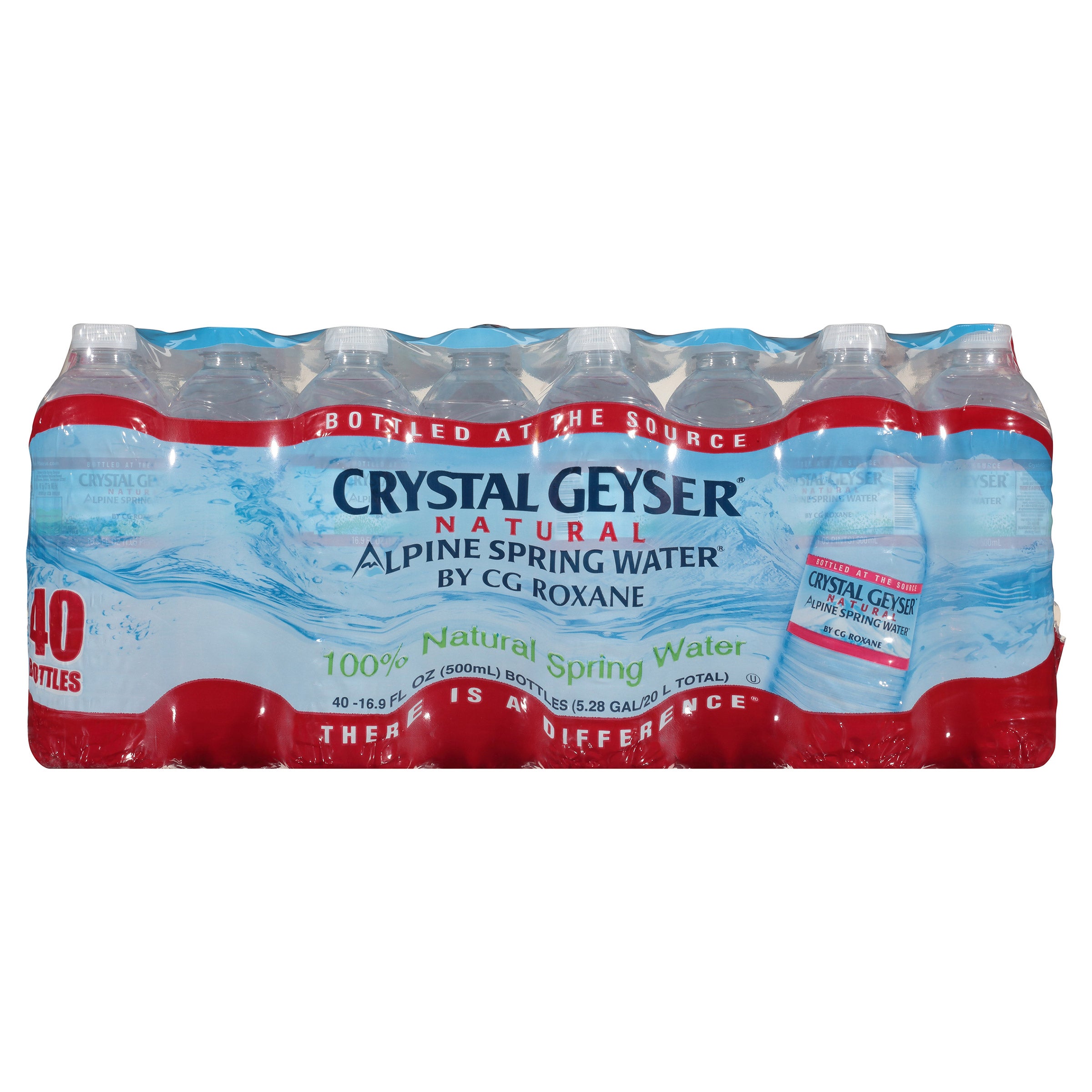CRYSTAL GEYSER ALPINE SPRING WATER 40 PACK 16.9 OZ EACH