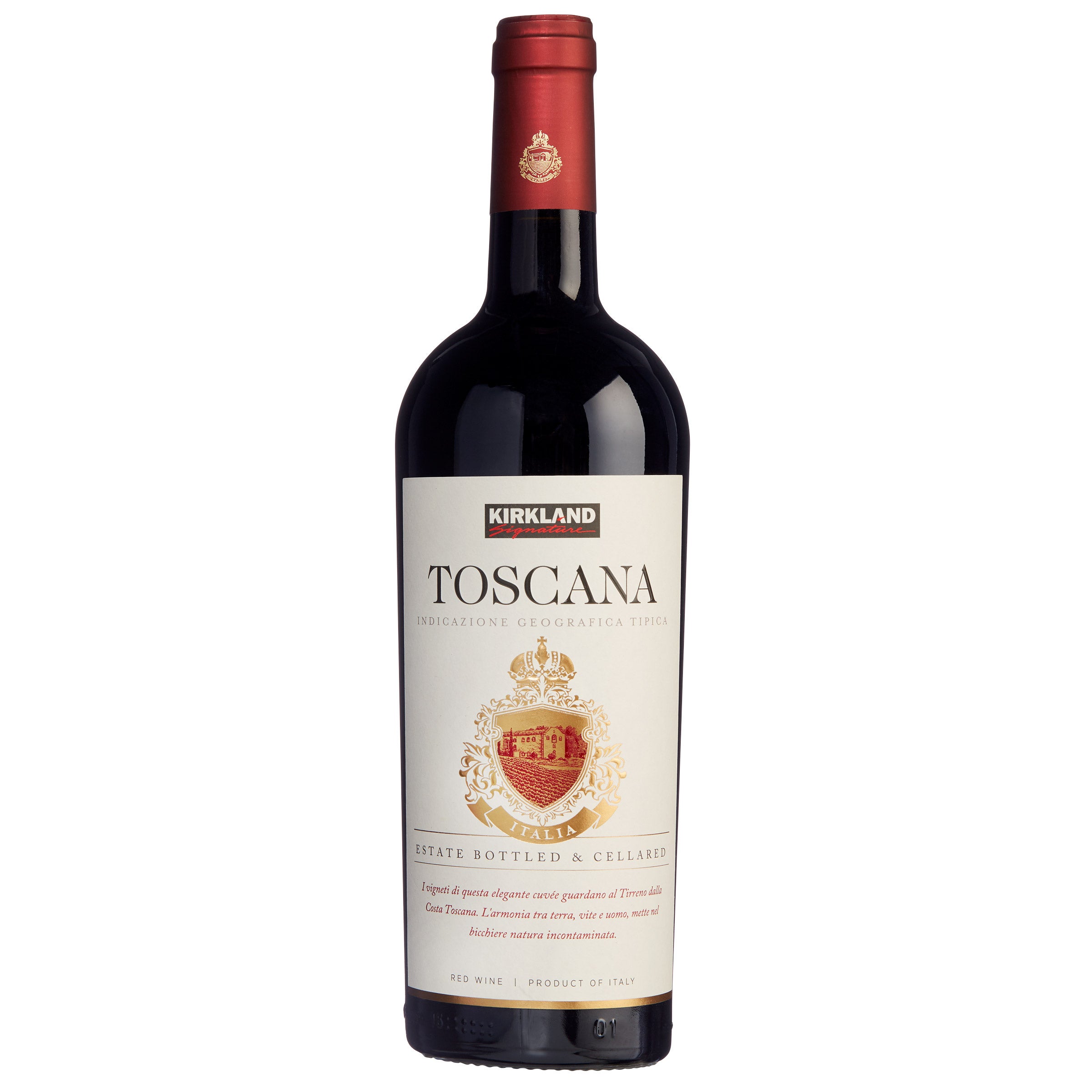 KIRKLAND SIGNATURE TOSCANA ITALY 750 ML