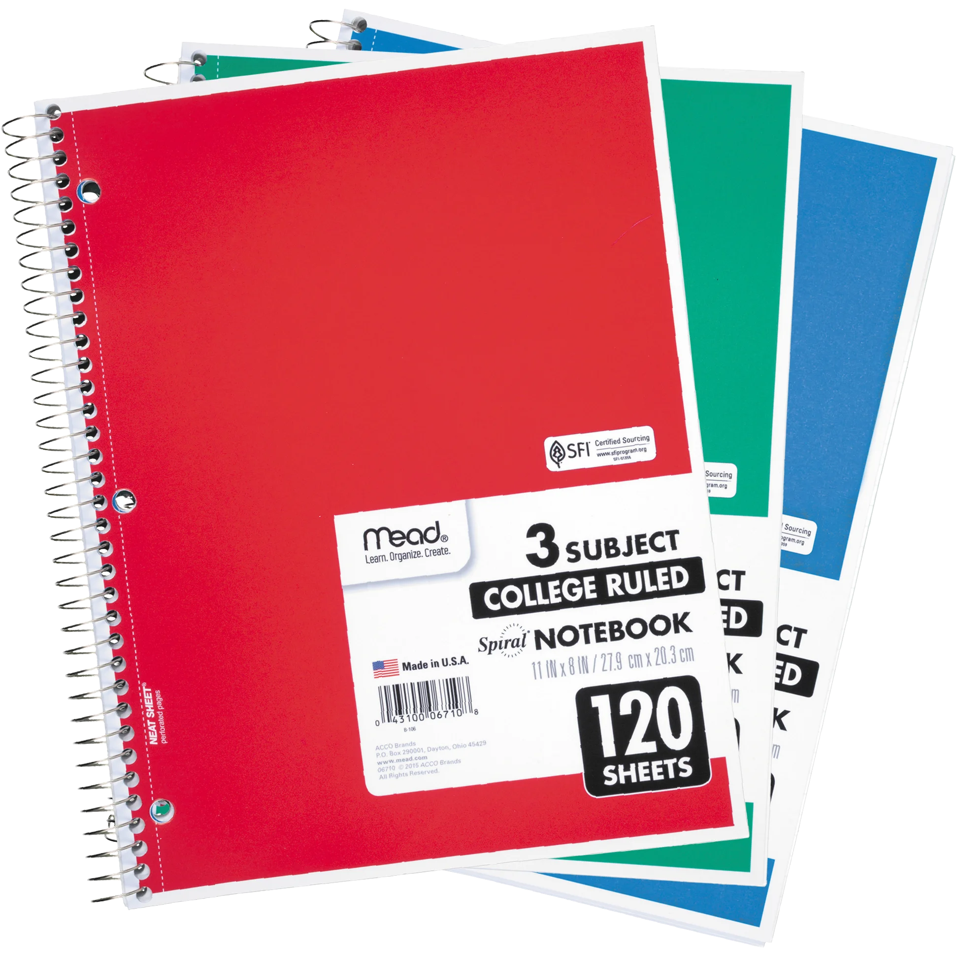 NOTEBOOK,11X8.5,120CT - Image 1