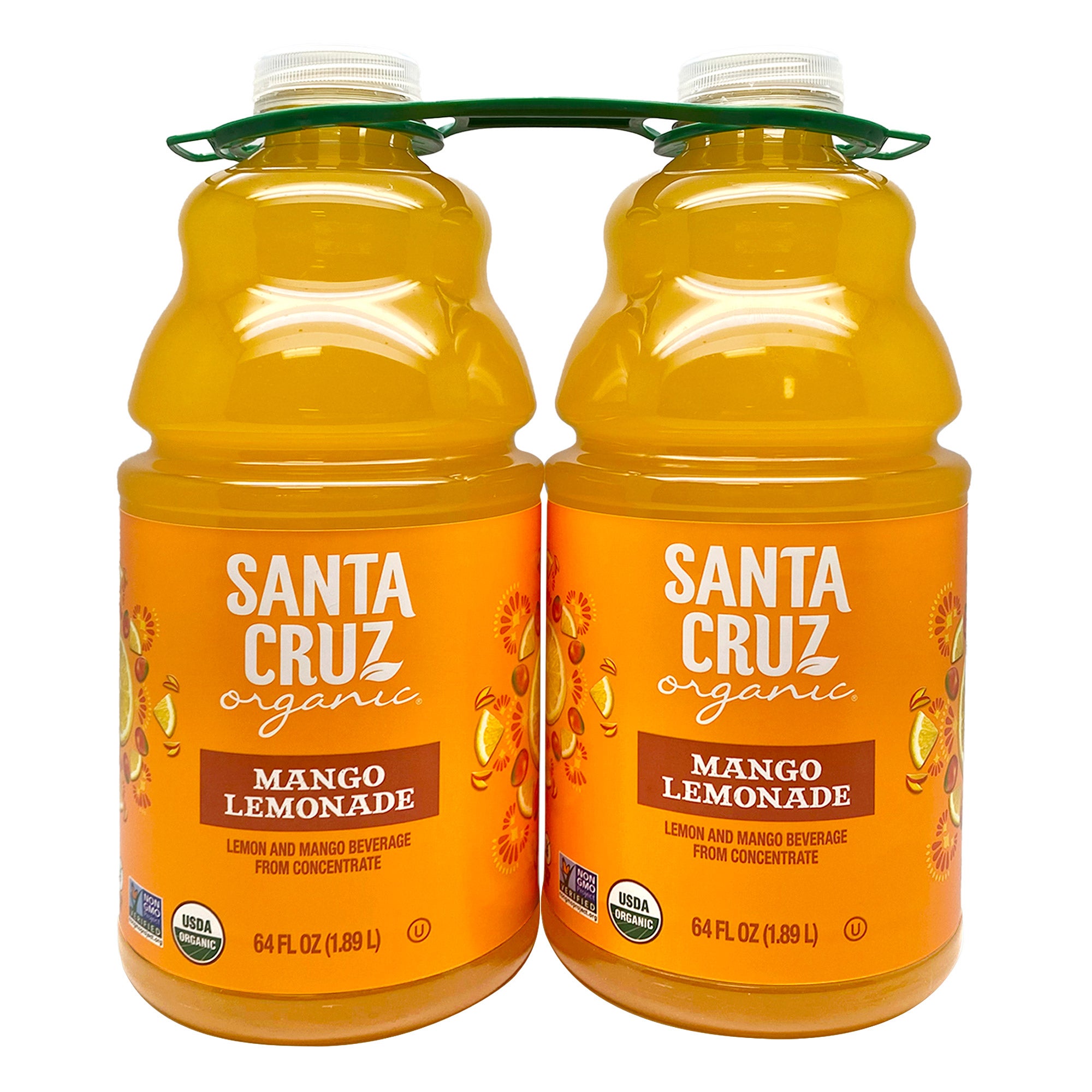 ORGANIC SANTA CRUZ MANGO LEMONADE 2 PACK 64 OUNCES EACH - Image 1