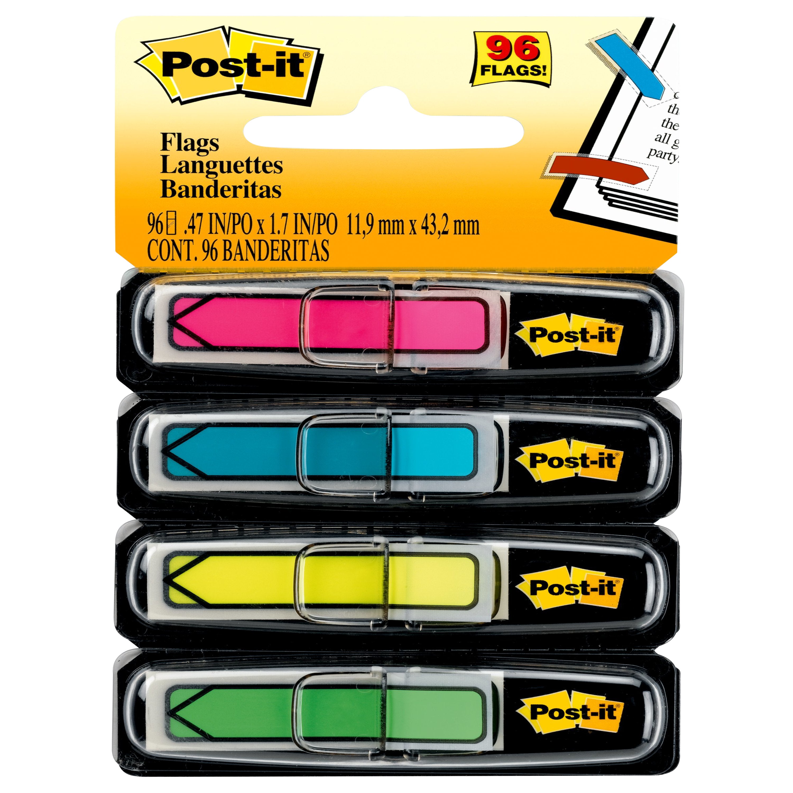 POST-IT ARROW FLAGS .5¨ ASSRTD MMM684ARR4KT 288CT - Image 1