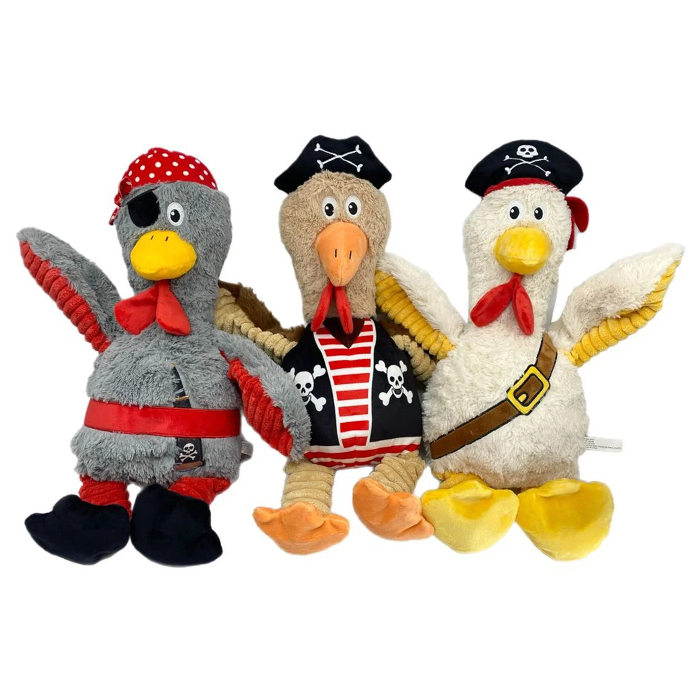 PIRATE CHICKEN DOG TOY