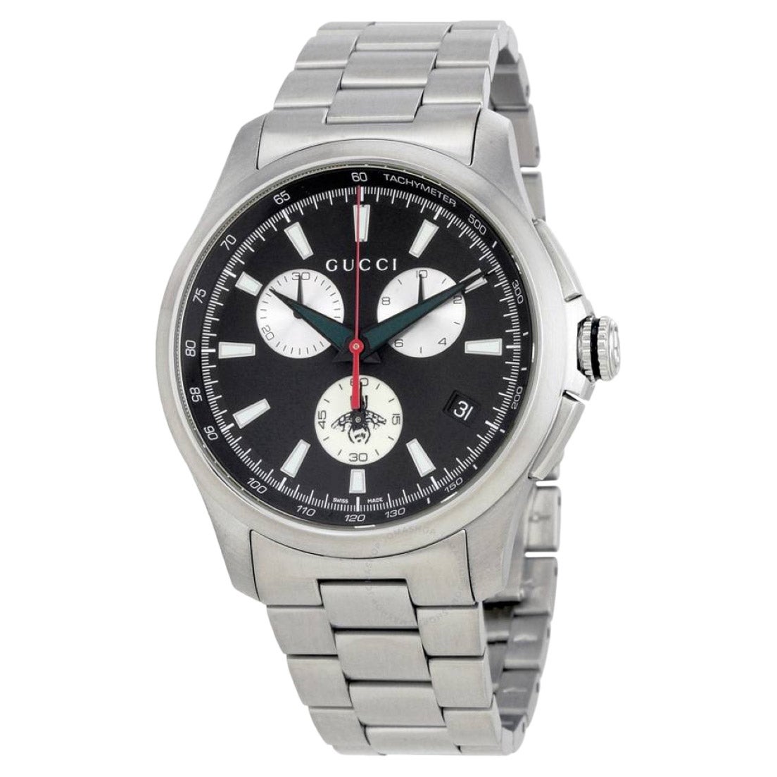 GUCCI G-TIMELESS STAINLESS STEEL MEN'S QUARTZ WATCH