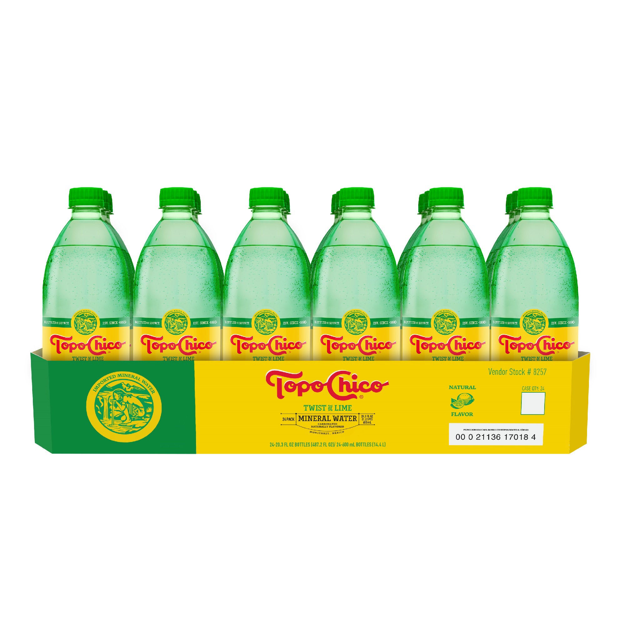 TOPO CHICO LIME MINERAL WATER 24 CT / 20 OZ