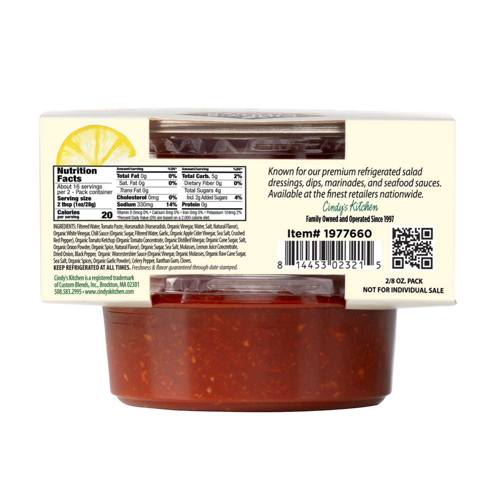 Cindy's Kitchen Cocktail Sauce 2 / 8oz - $2.97 at Costco