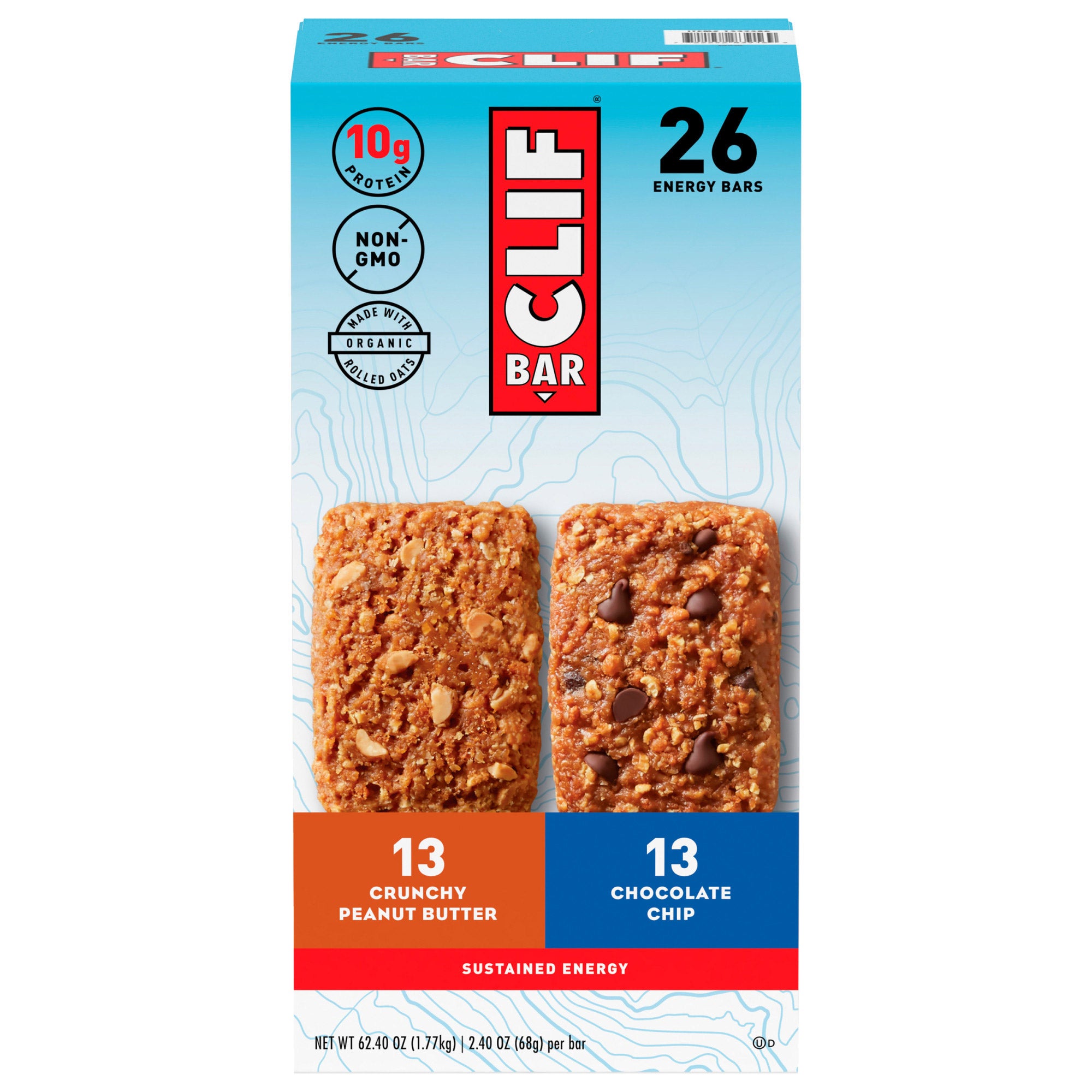 CLIF VARIETY PACK BAR 26/2.4 OZ