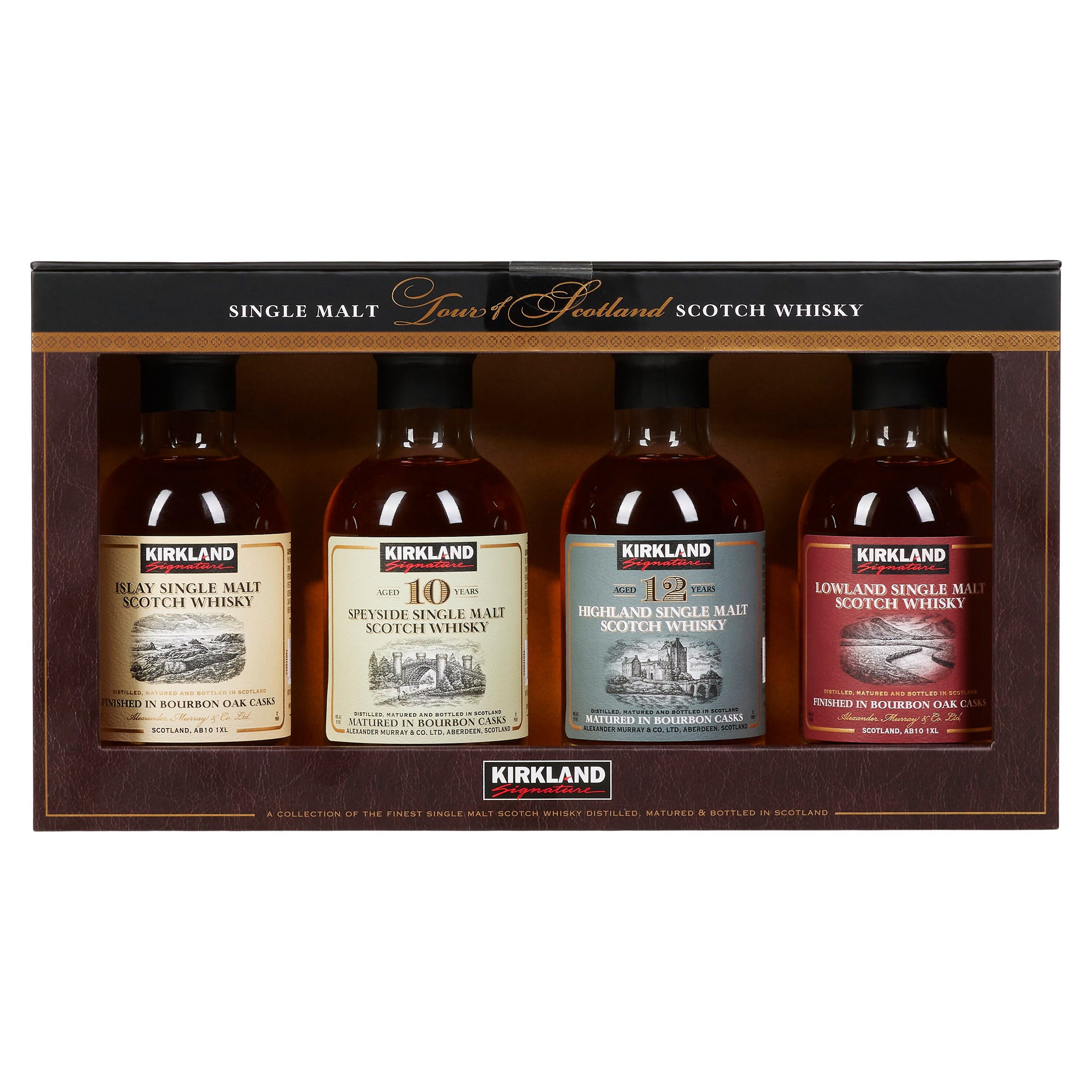 KS TOUR OF SCOTLAND SINGLE MALT COLLECTION SCOTLAND 4/200ML