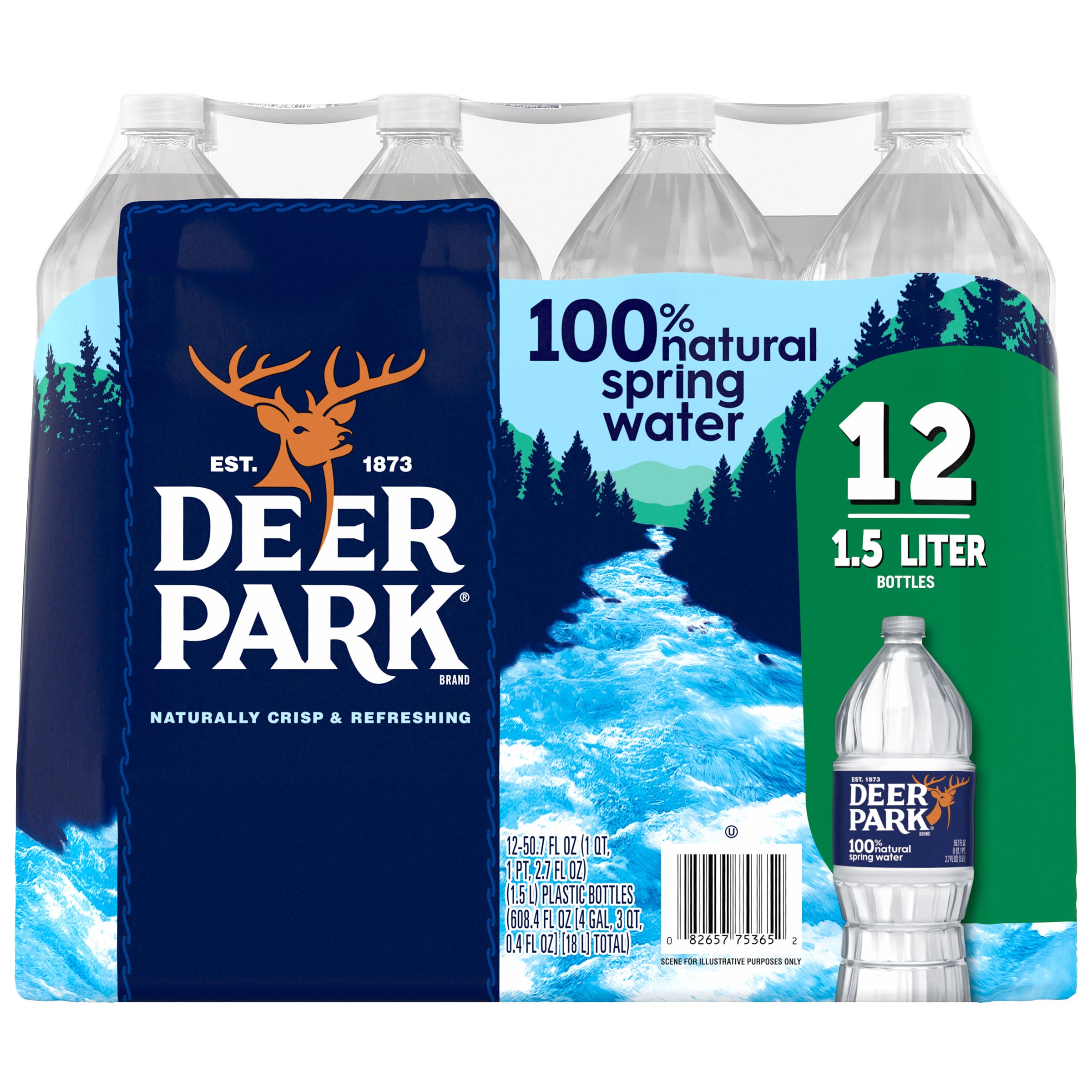 DEER PARK SPRING WATER 12/1.5 L (19.01QTS)