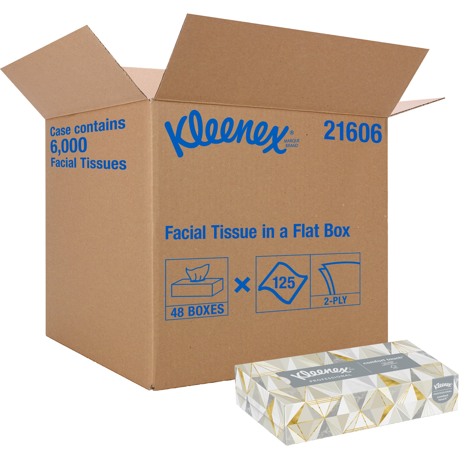 KLEENEX POPUP 125SHEET 48BOXES KCC21606CT - Image 1