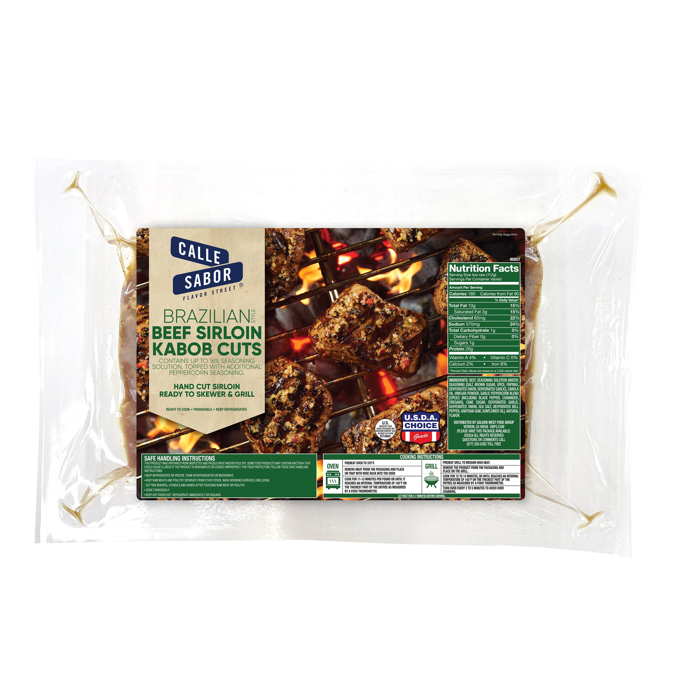 CALLE SABOR SIRLOIN KABOB CUTS PRICE PER POUND