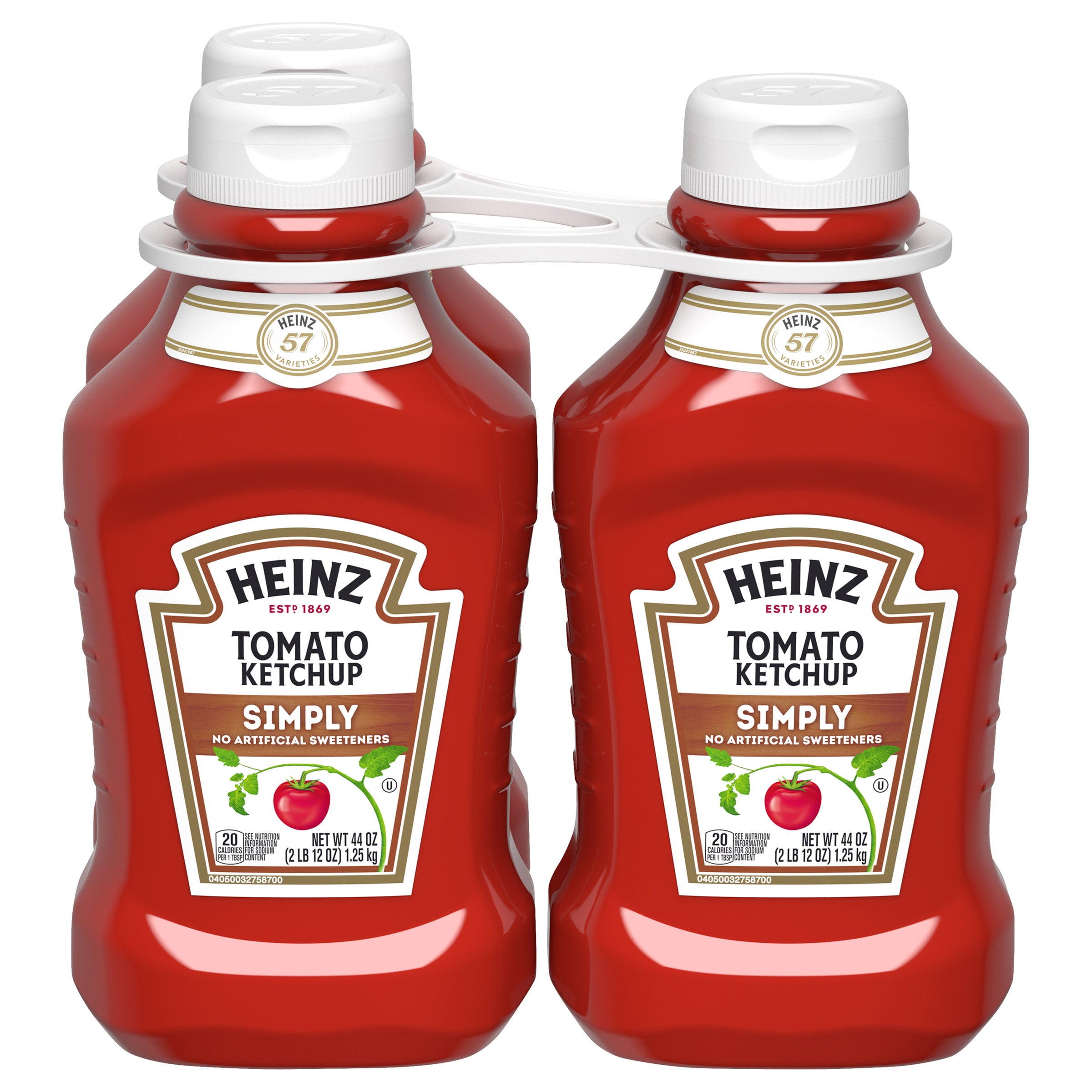 HEINZ SIMPLY HEINZ KETCHUP 3/44 OUNCE BOTTLES