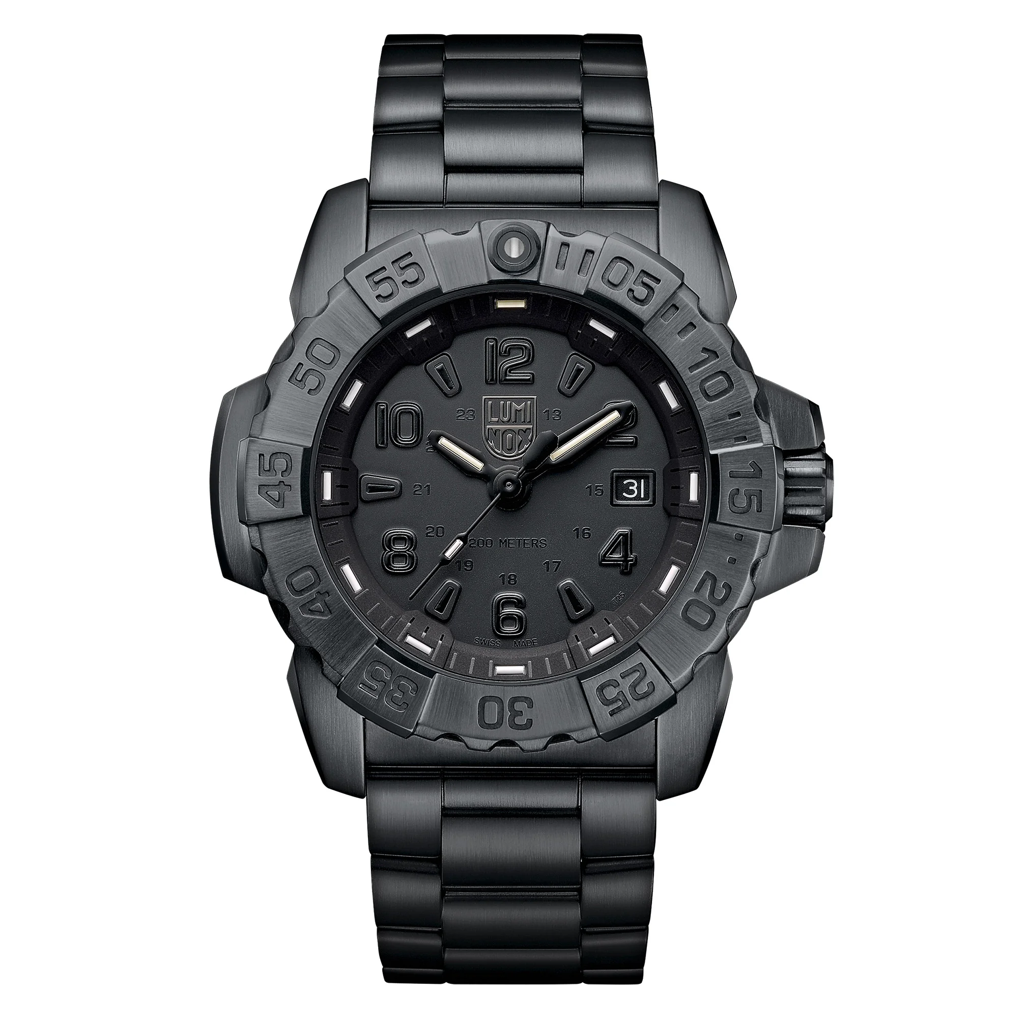 LUMINOX NAVY SEAL STEEL BLACKOUT MEN'S WATCH