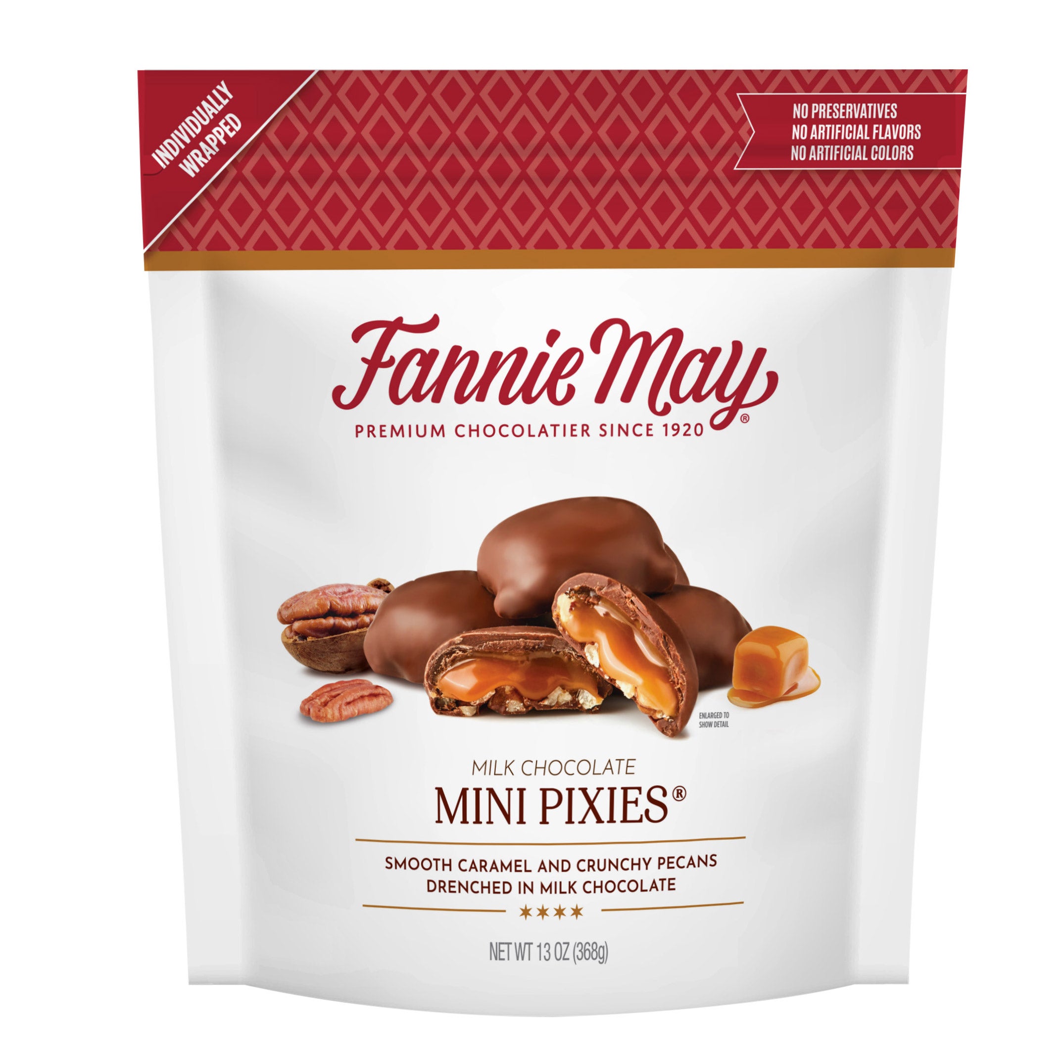 FANNIE MAY MINI PIXIES 13 OUNCE BAG
