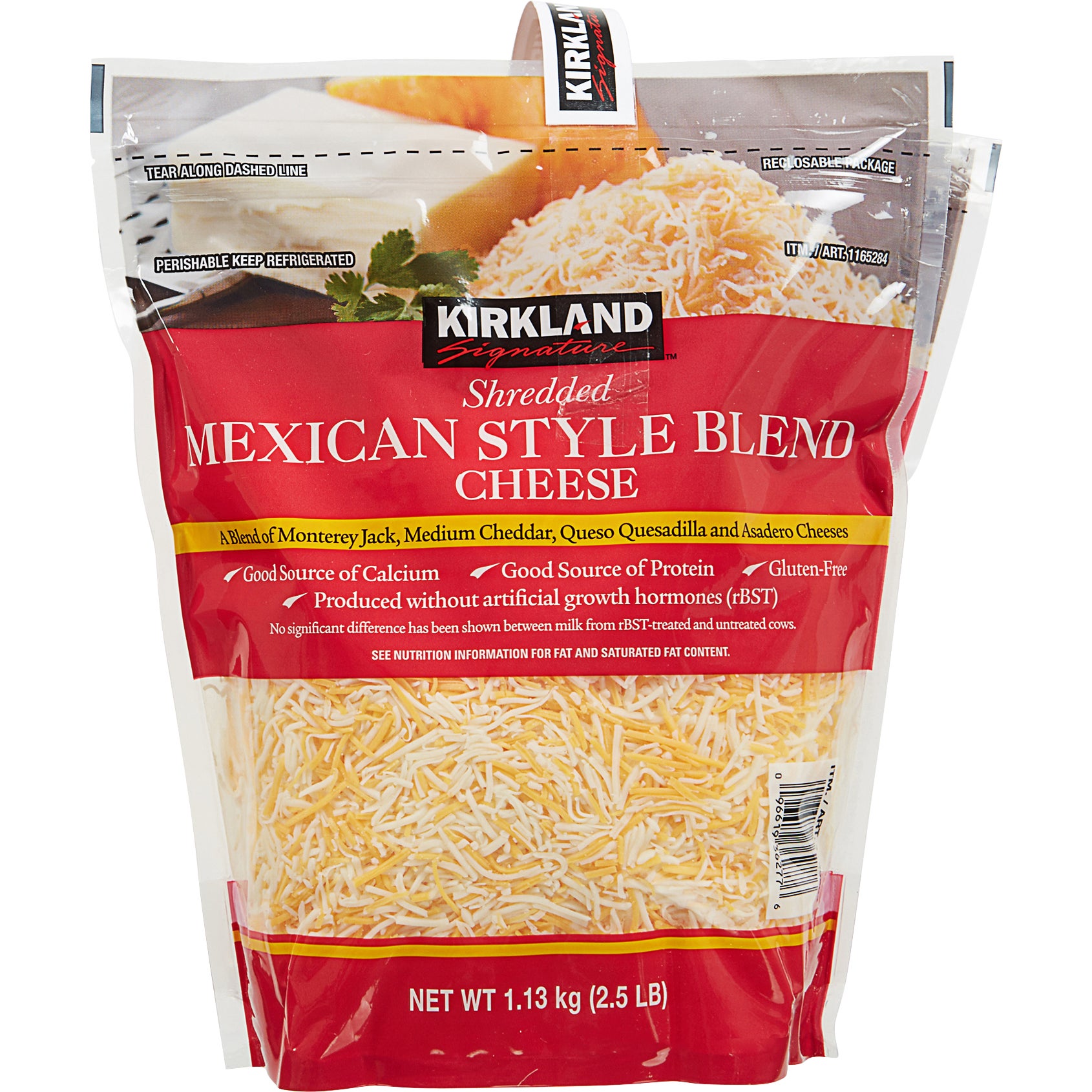 KIRKLAND SIGNATURE MEXICAN BLEND SHREDDED 2/40 OZ (5 LBS) - Image 1