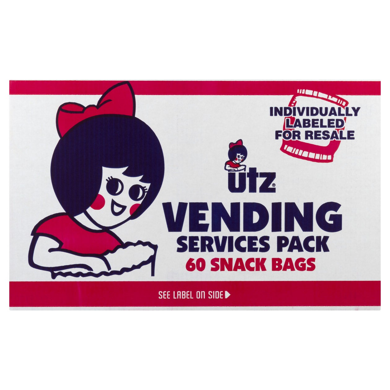 UTZ REGULAR VEND CHIPS 60CT (3.75 LB) - Image 1