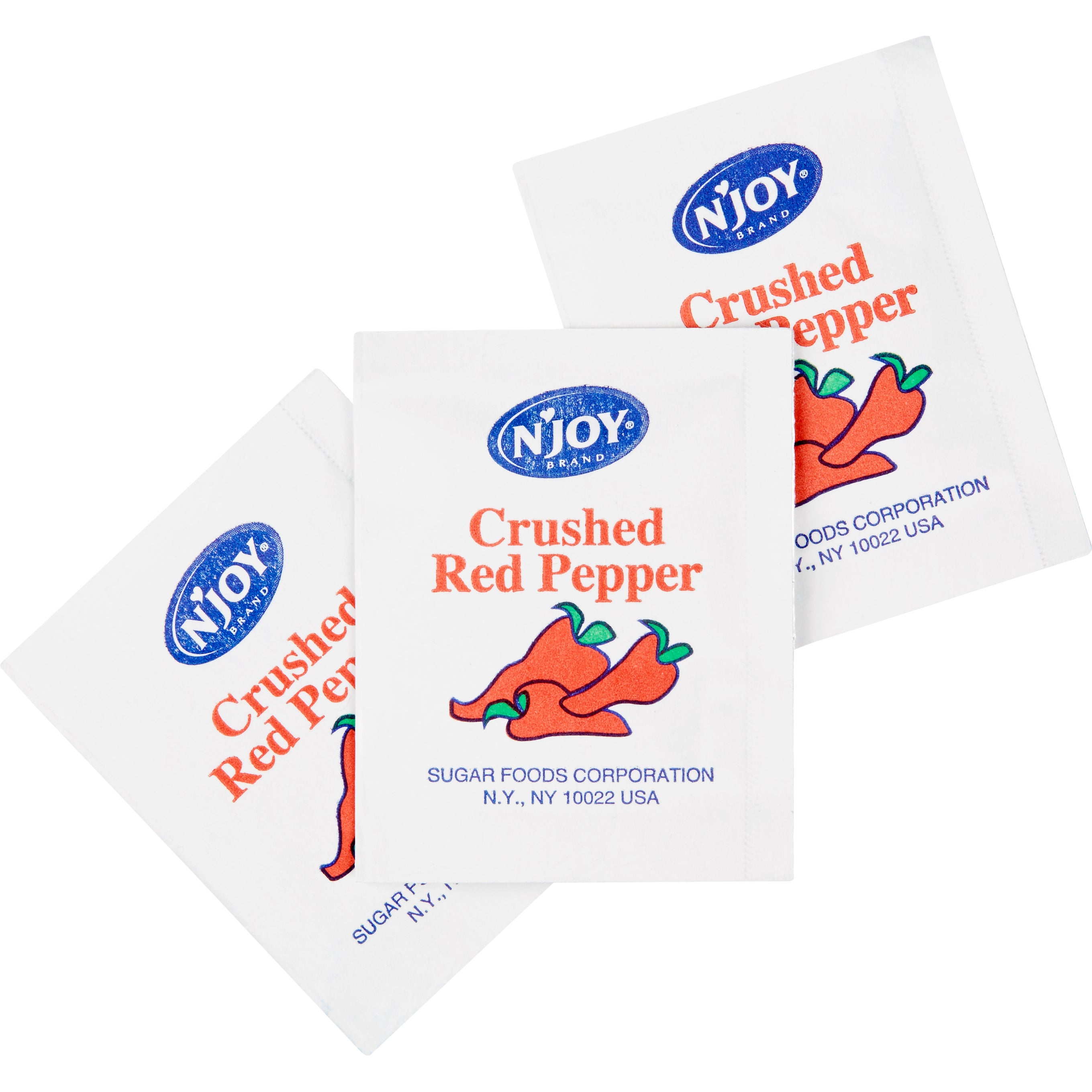 N'JOY CRUSHED RED PEPPER PKT 500 CT - Image 1