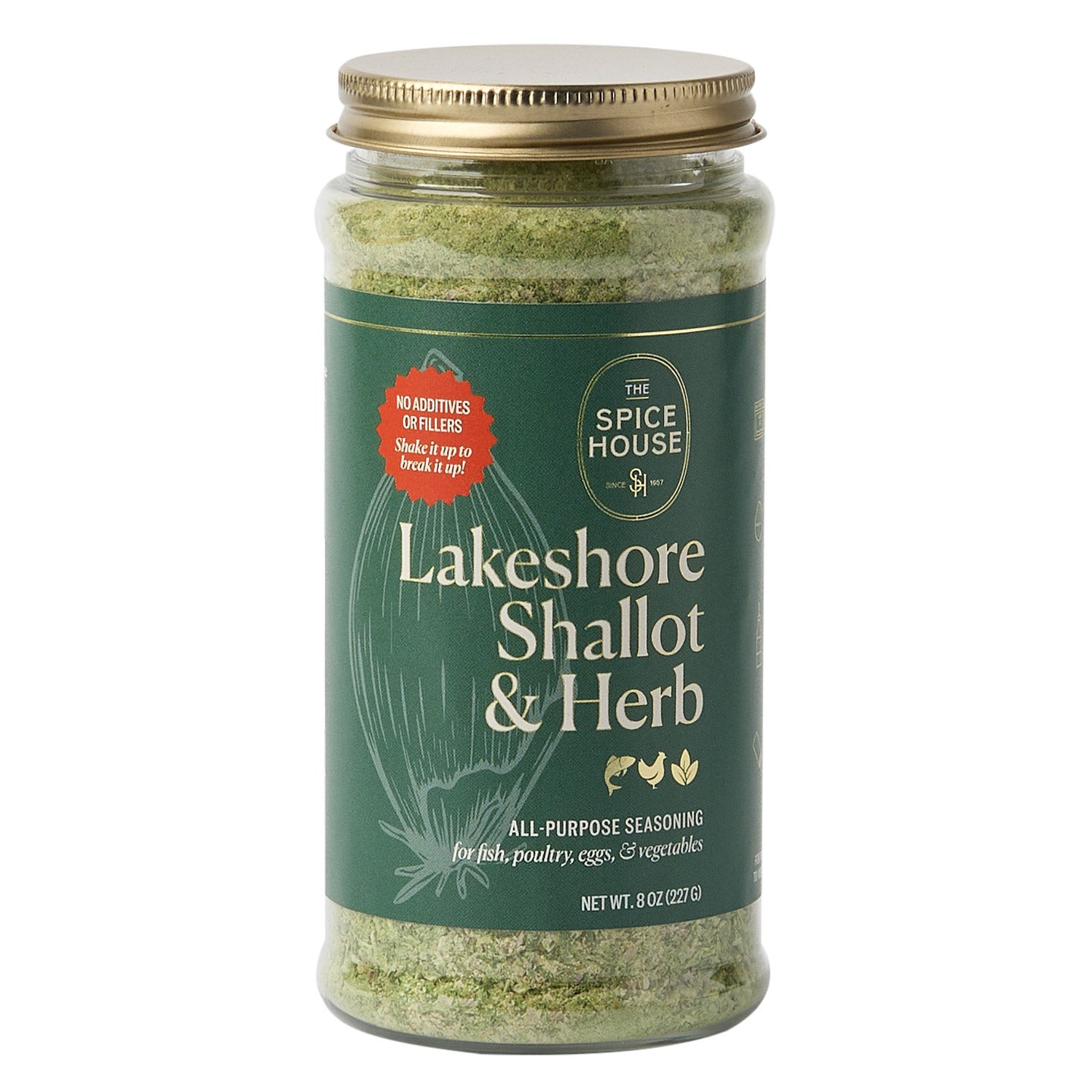 SPICE HOUSE LAKESHORE SHALLOT & HERB 8 OUNCE CONTAINER - Image 1