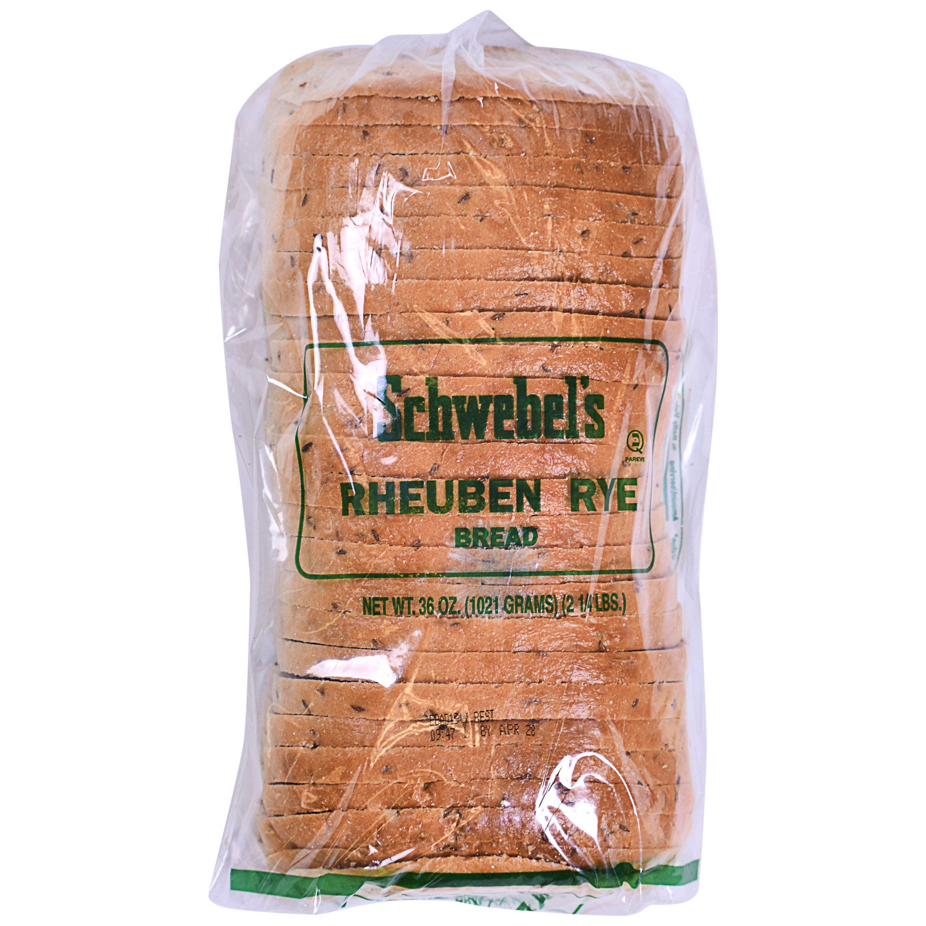 SCHWEBEL'S RHEUBEN RYE BREAD 36 OUNCE LOAF