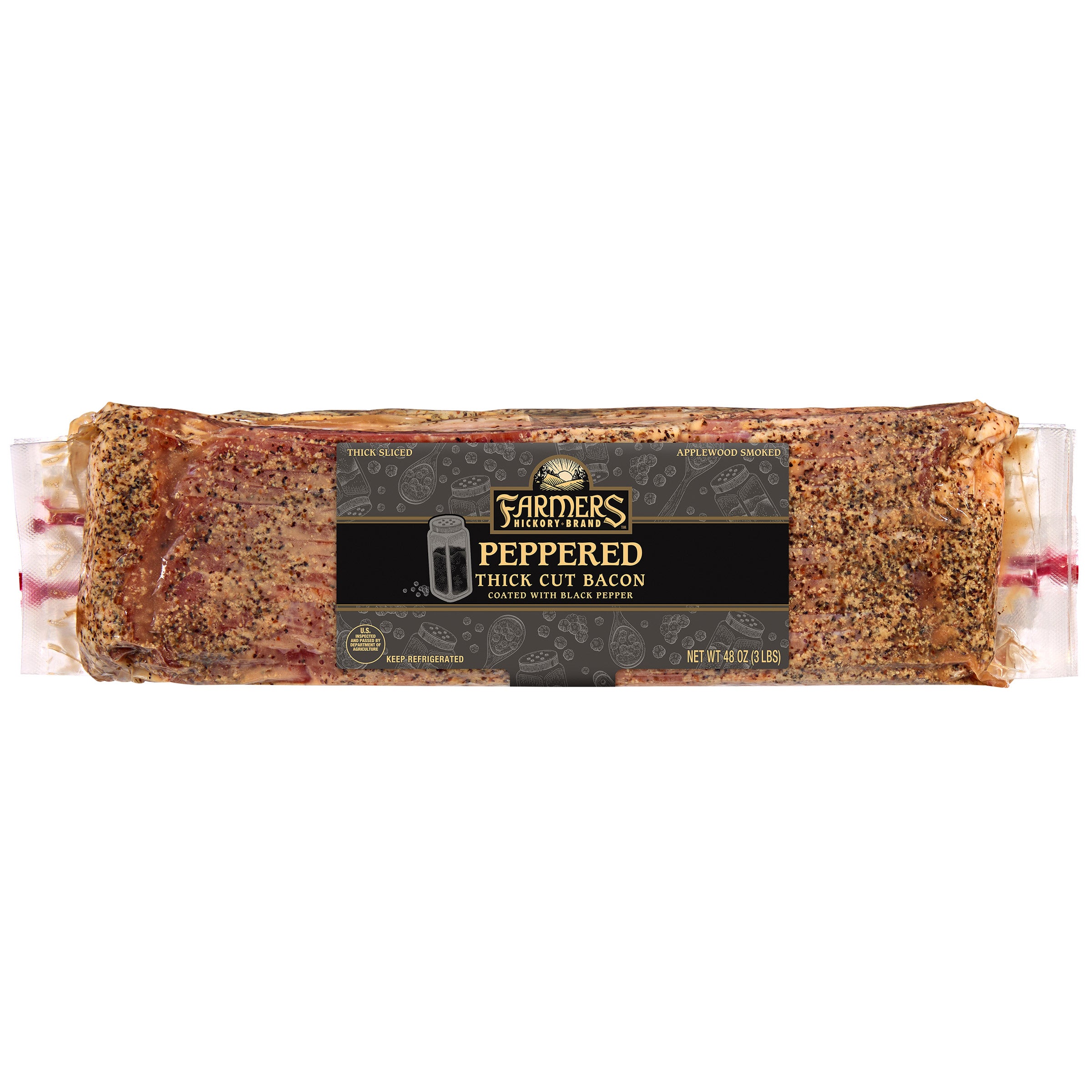 FARMERS BACON PEPPER FLAVORED 2/1.5 LB - Image 1