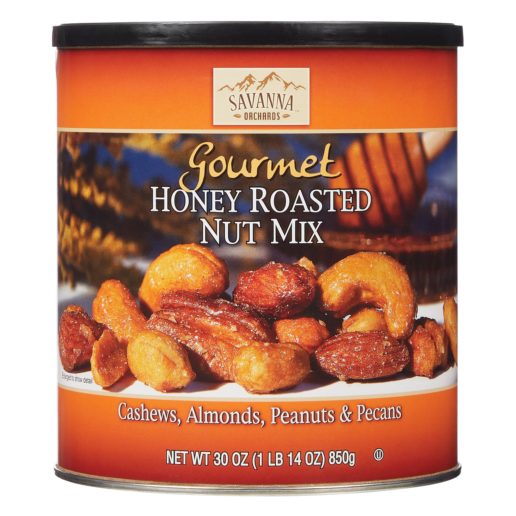 SAVANNA ORCHARDS HONEY ROASTED NUT MIX 30 OZ / 1.87LB