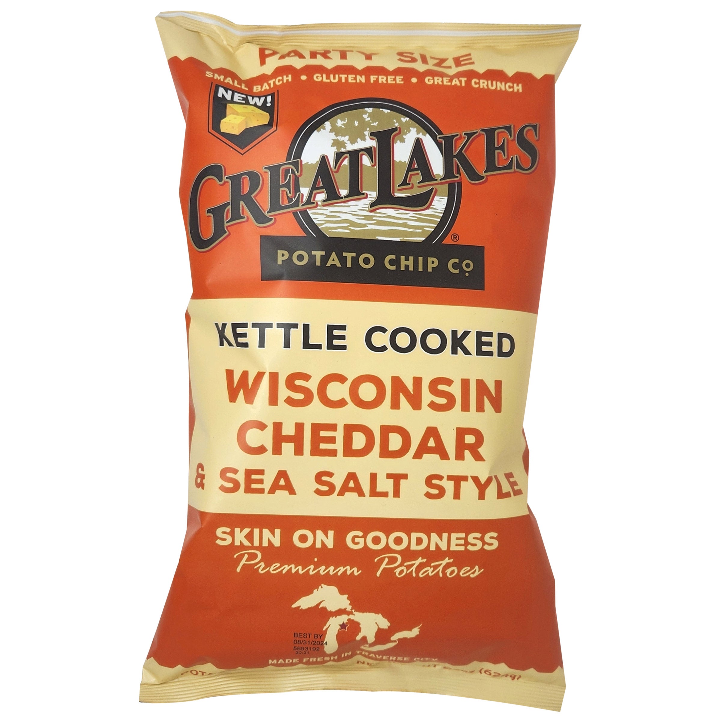 GREAT LAKES WISCONSIN CHEDDAR 22 OUNCE BAG