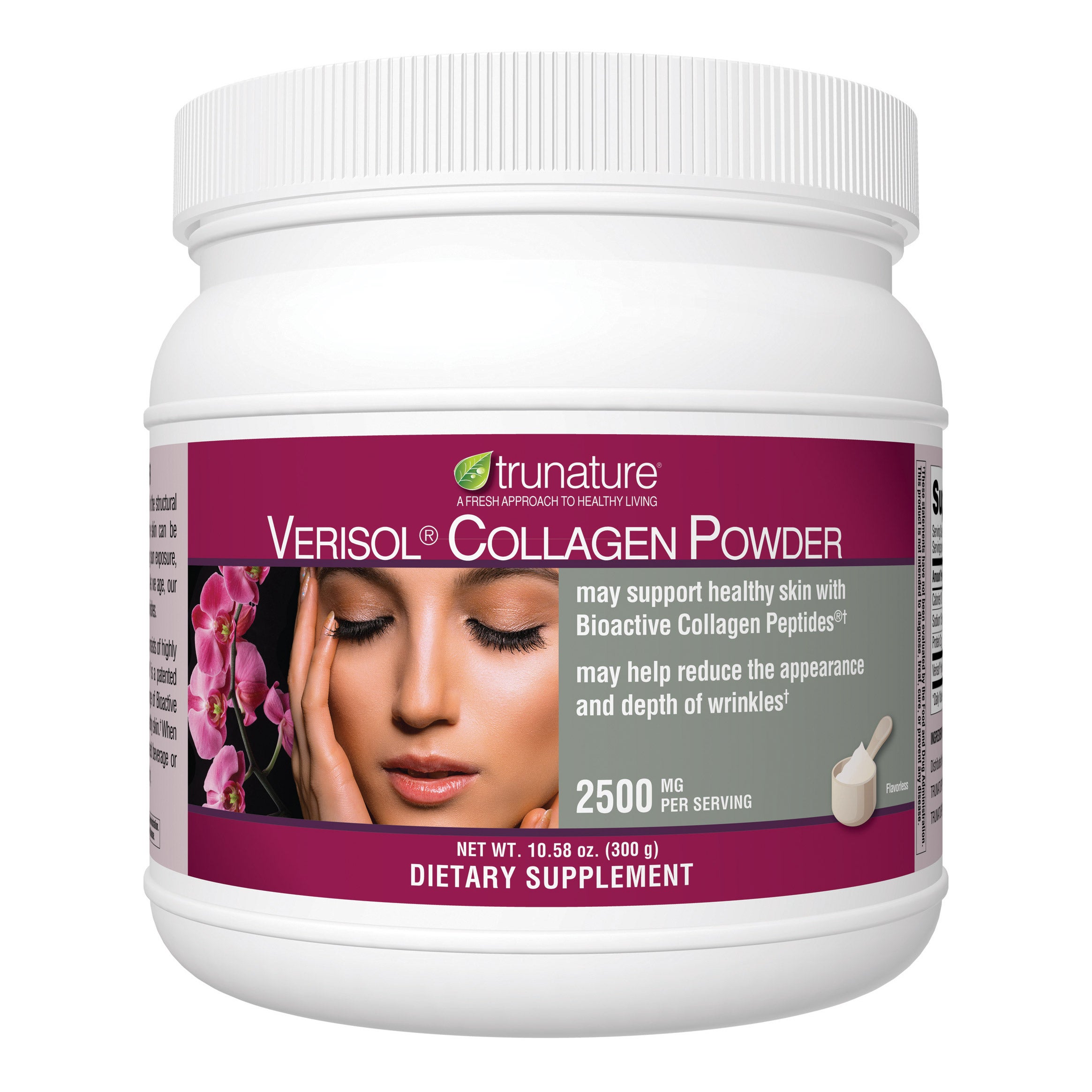 TRUNATURE COLLAGEN POWDER 2500MG 10.62 OUNCES - Image 1
