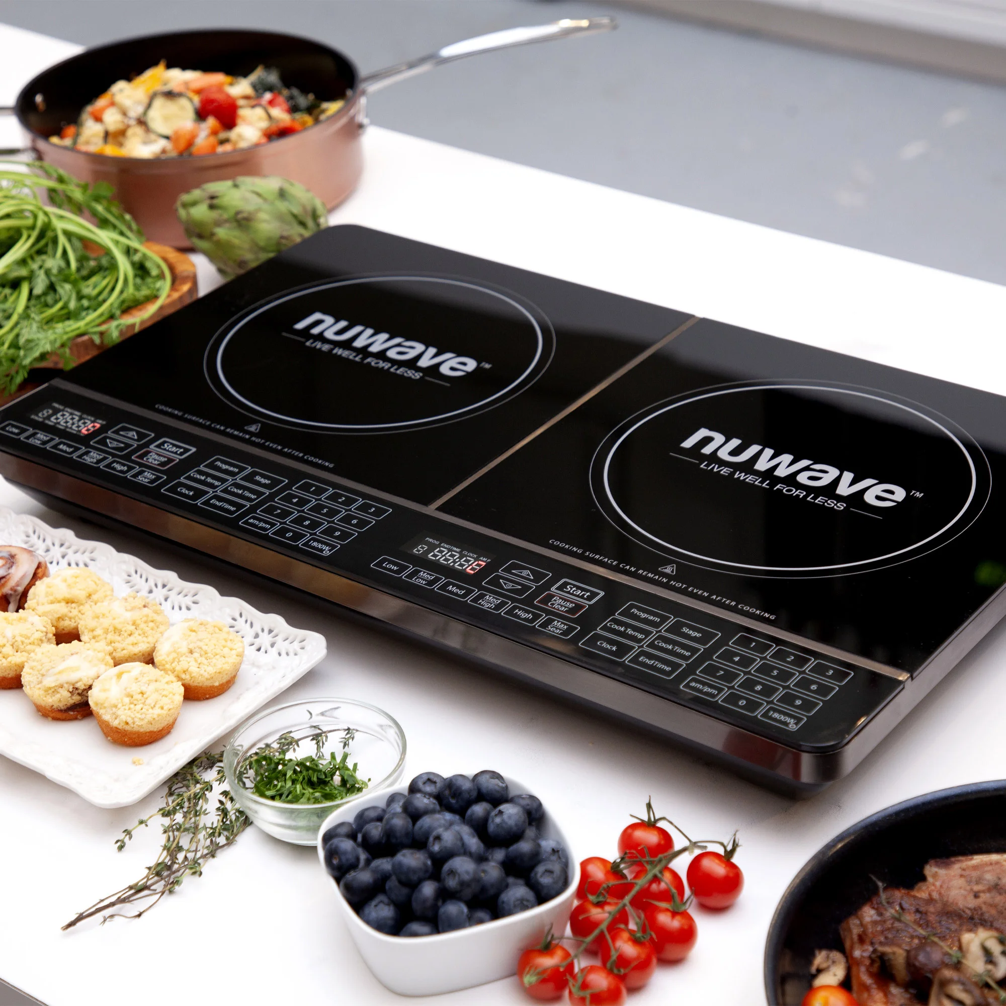 NUWAVE PIC DOUBLE INDUCTION COOKTOP