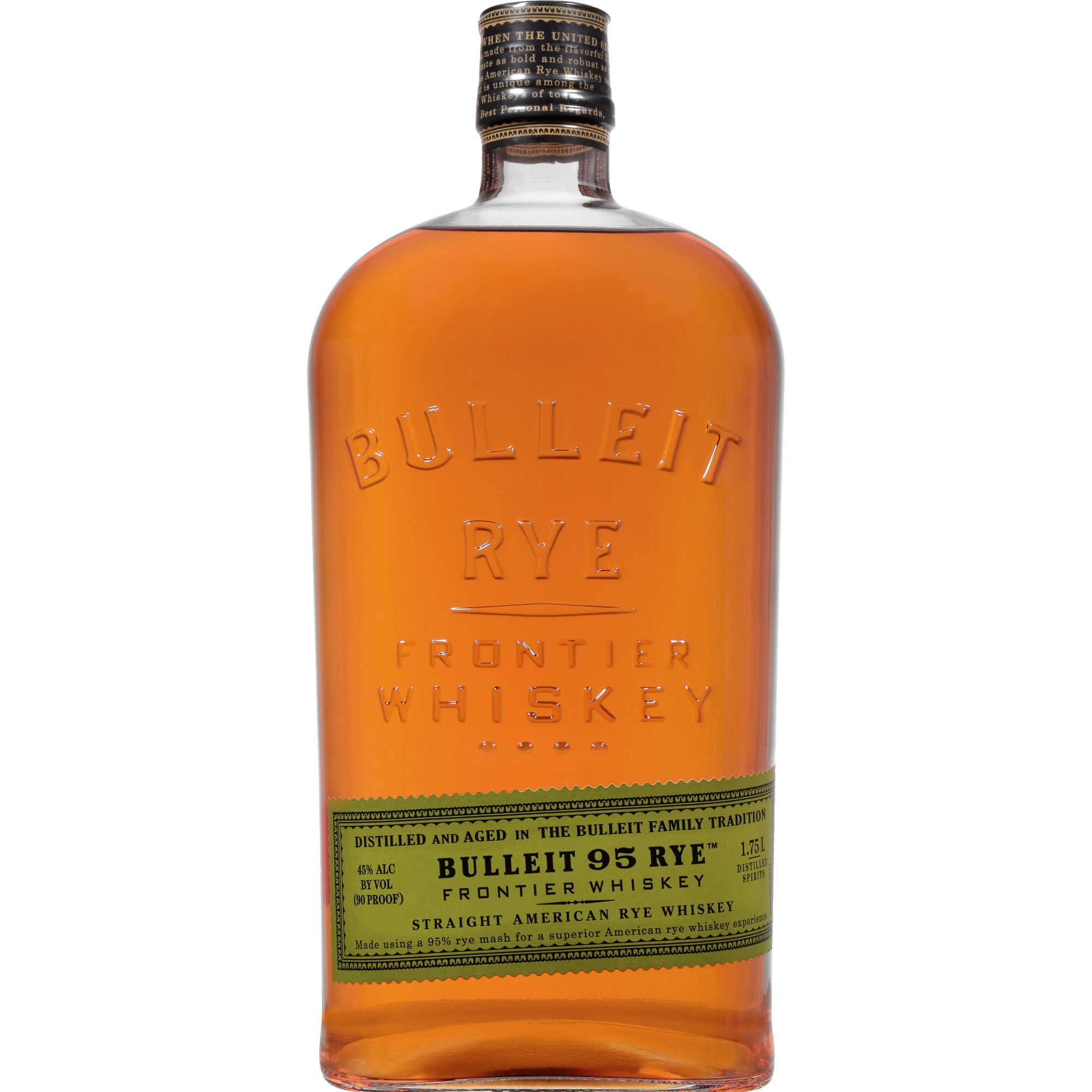 BULLEIT RYE WHISKEY KENTUCKY 1.75 L