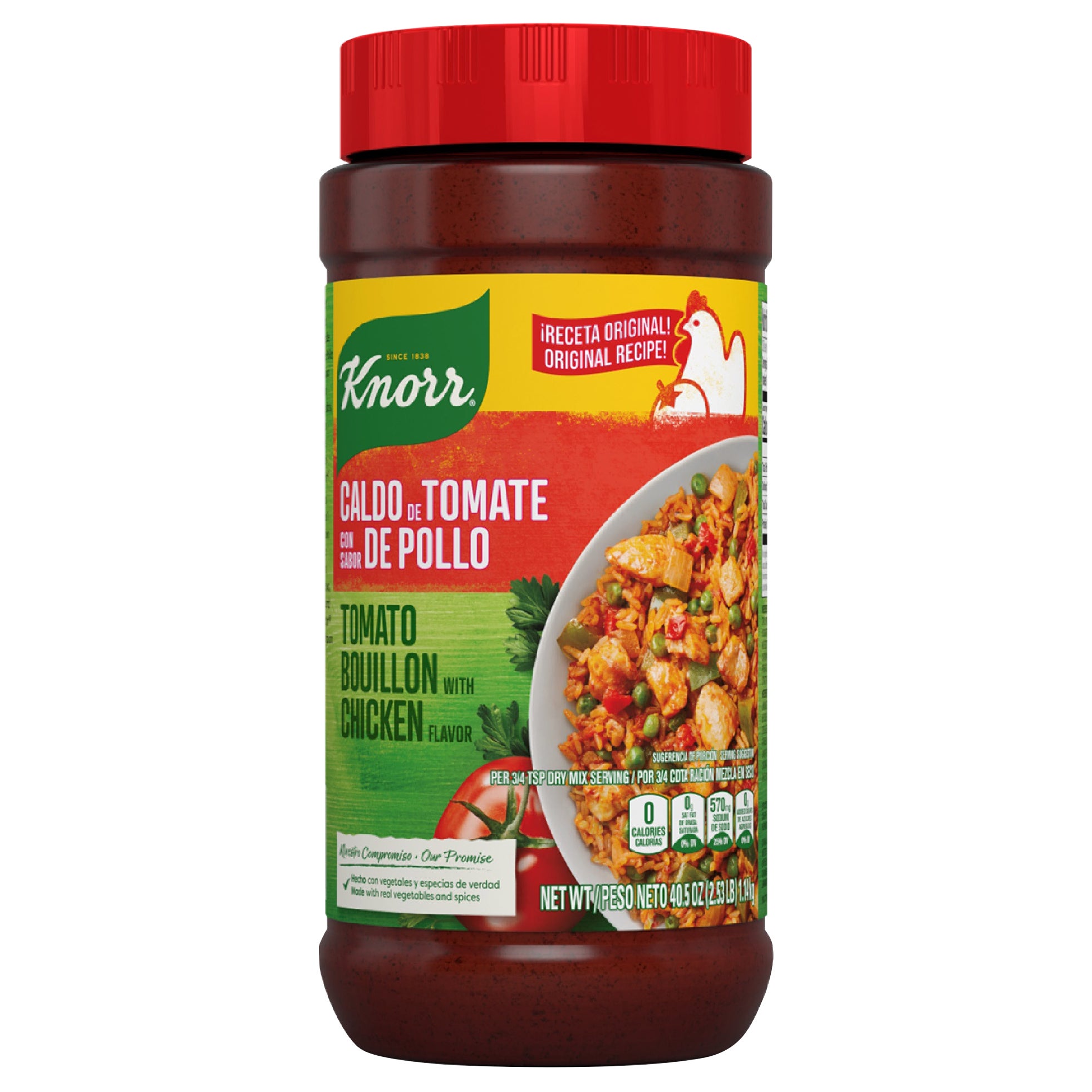 KNORR TOMATO BOUILLON WITH CHICKEN FLAVOR 2.53 LBS - Image 1
