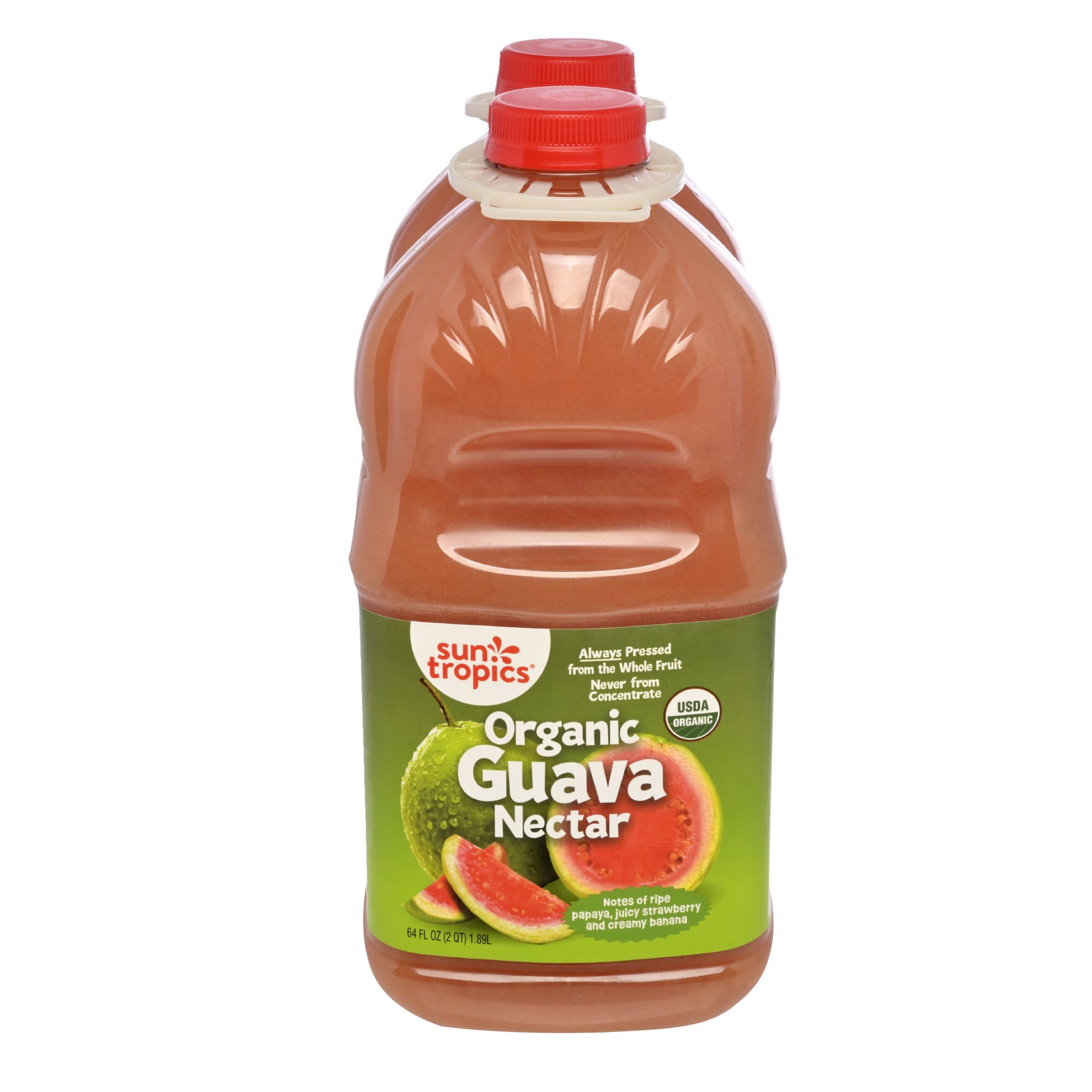 ORGANIC SUN TROPICS GUAVA NECTAR 2 PACK 64 OUNCES EACH