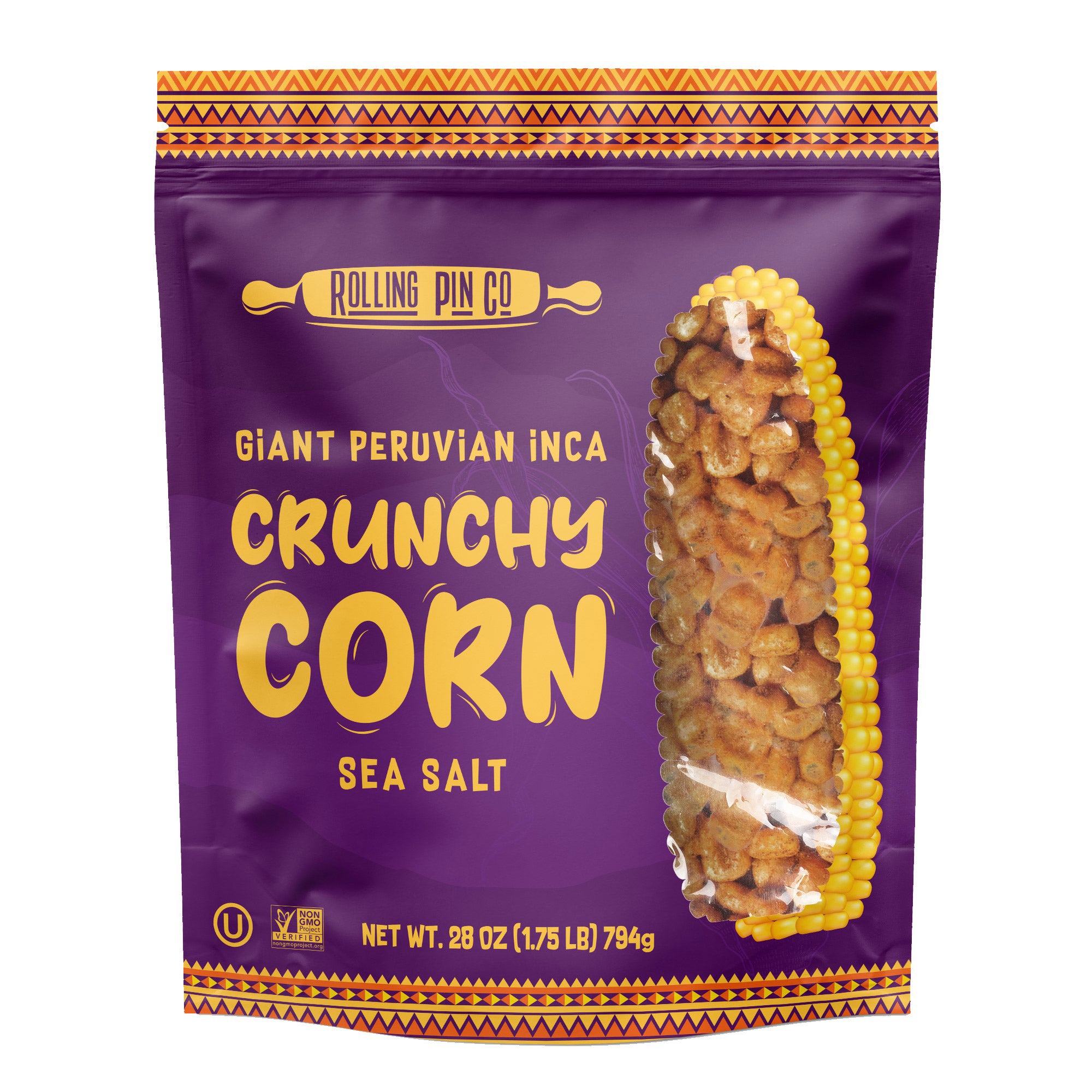 ROLLING PIN CO CRUNCHY CORN NUTS SEA SALT 28 OZ