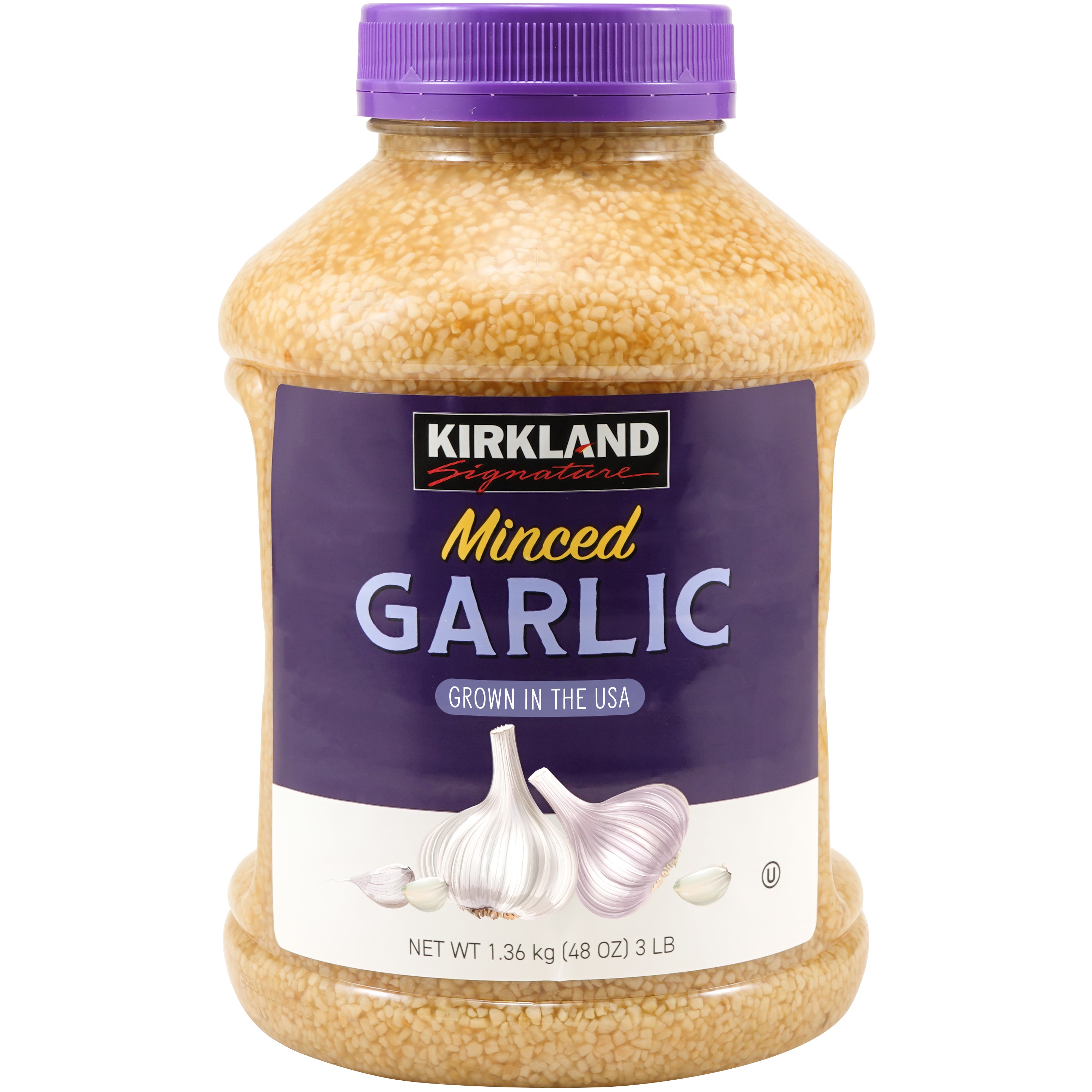 KIRKLAND SIGNATURE MINCED GARLIC 48 OZ (3 LBS) - Image 1