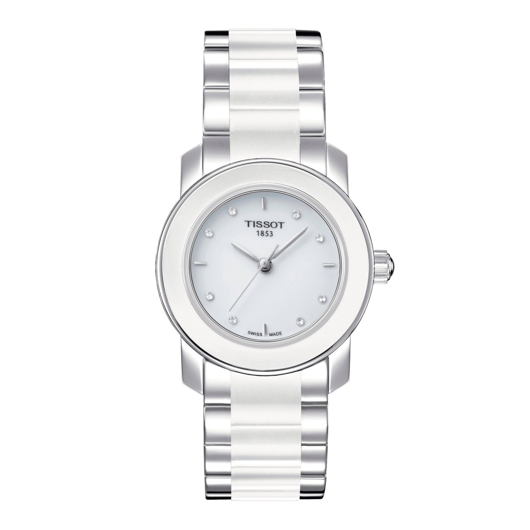 TISSOT CERA WHITE CERAMIC LADIES WATCH