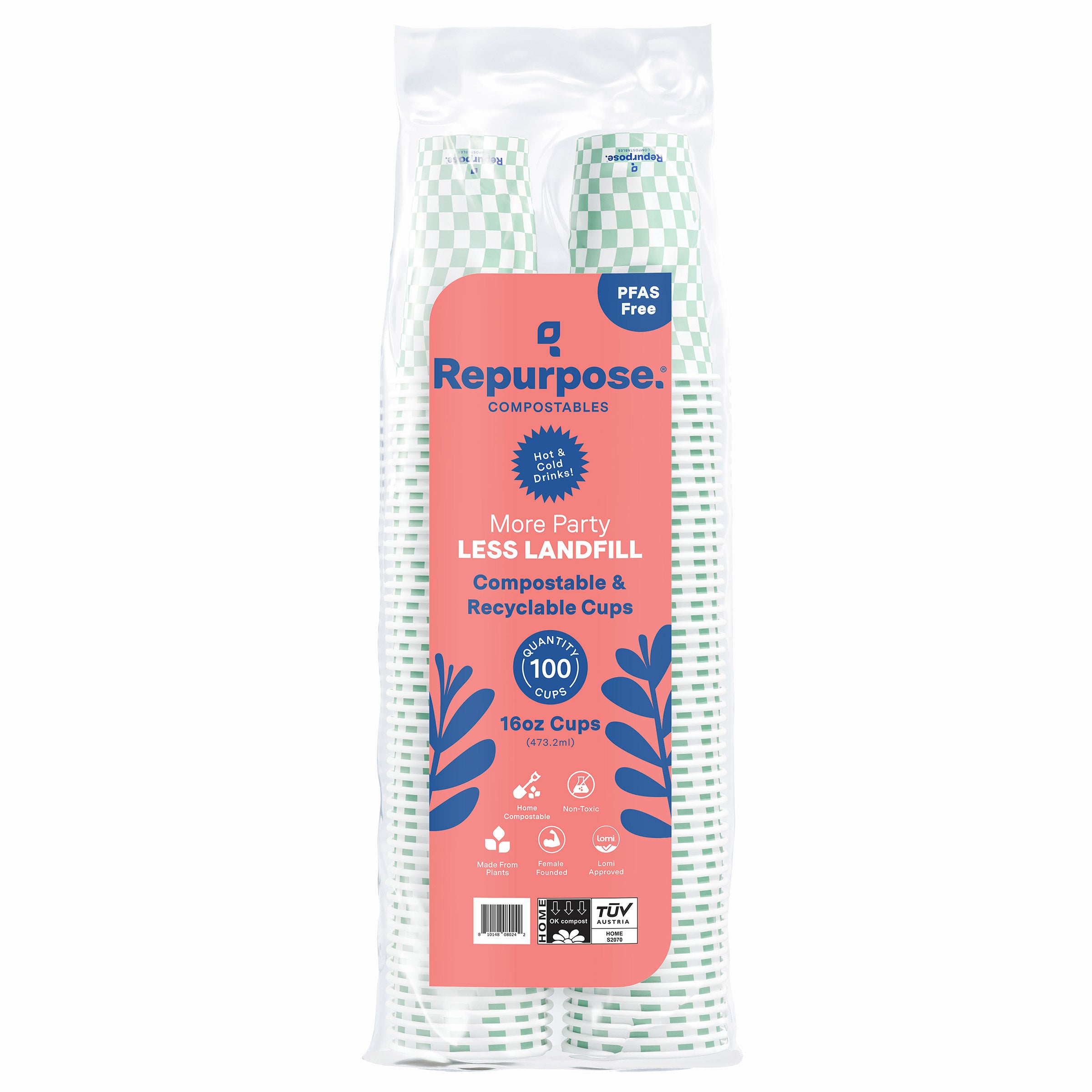 REPURPOSE PAPER CUPS 16 OZ 100CT