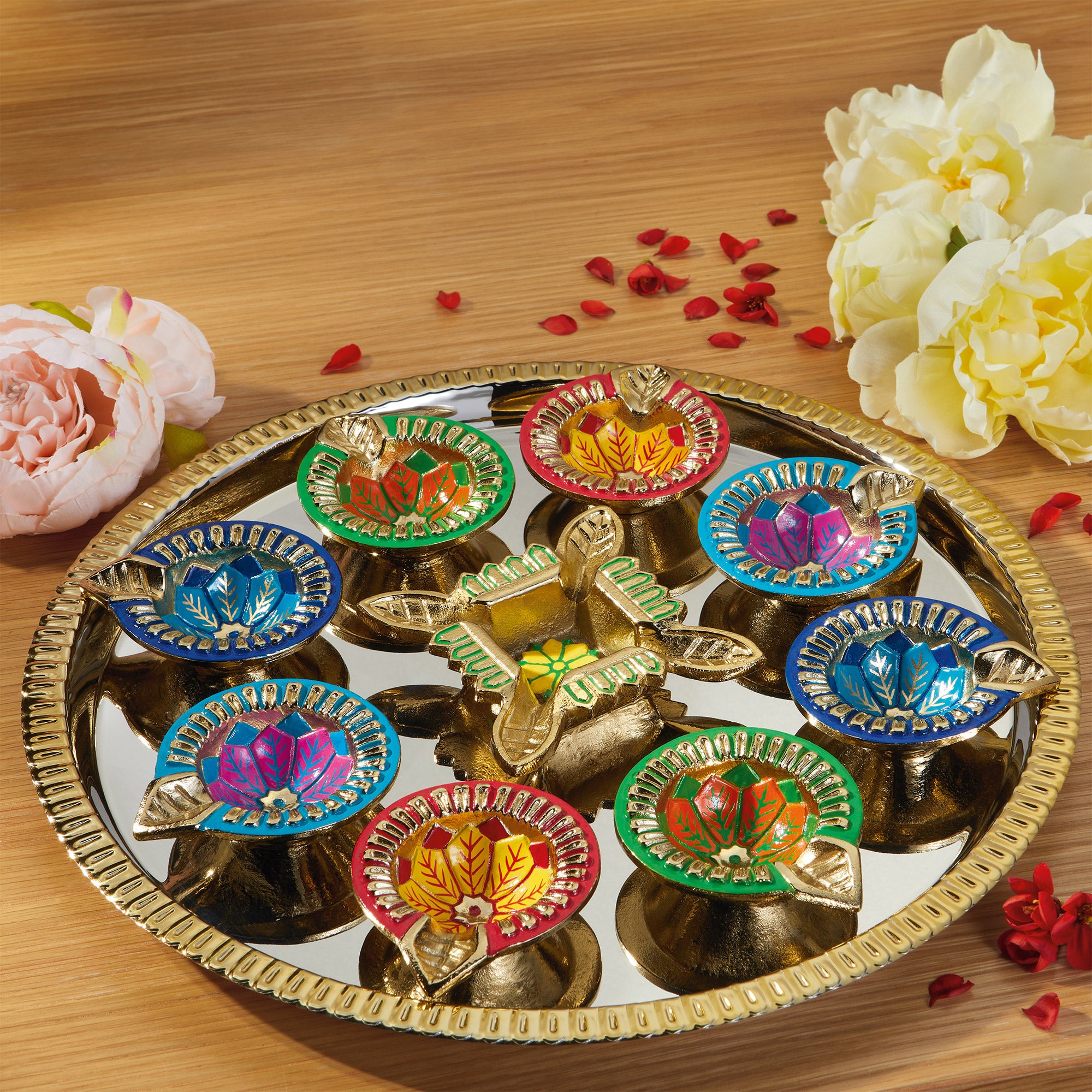 DIWALI DIYA LANTERN 10-PIECE SET - Image 1