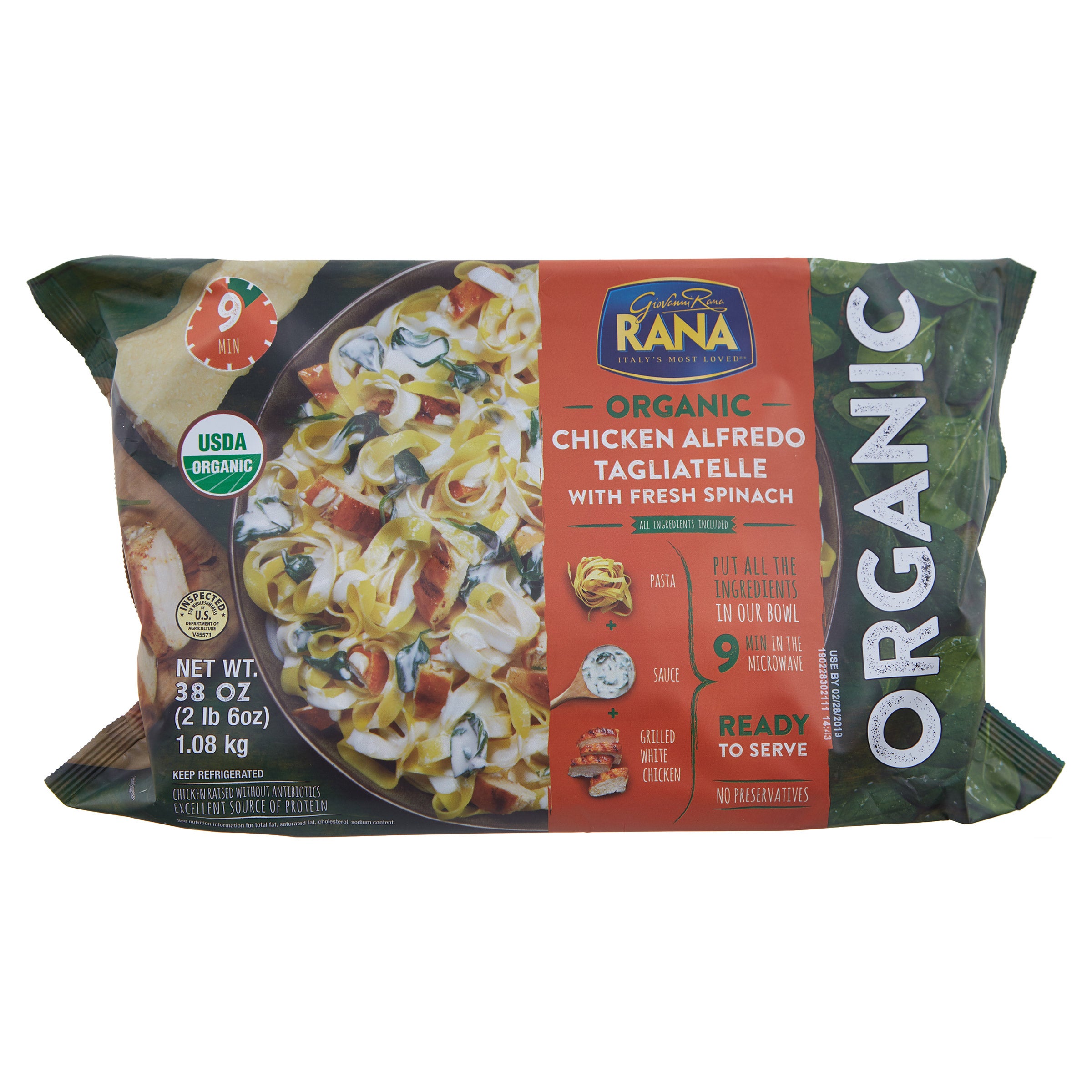 RANA ORG CHICKEN ALFREDO 38 OZ