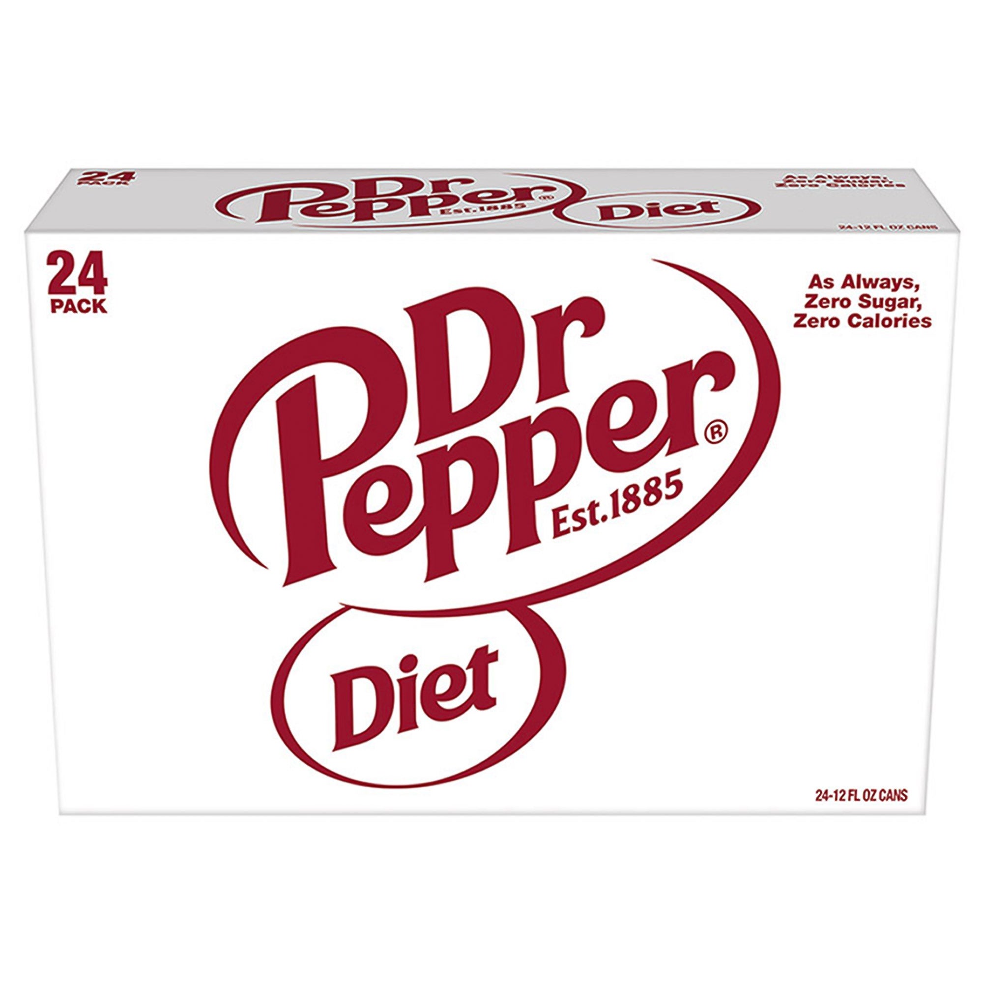 DIET DR. PEPPER 24/12OZ CANS