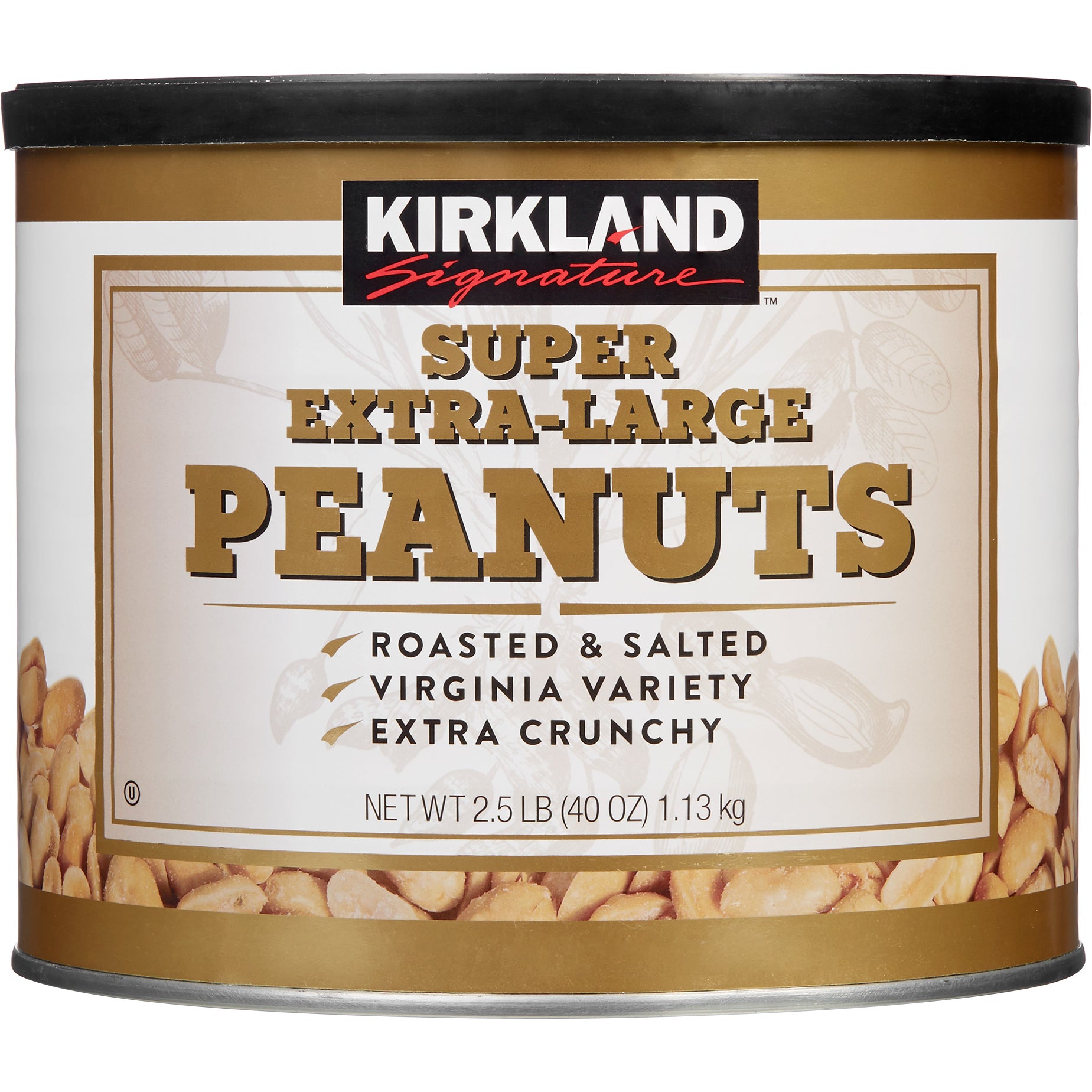KIRKLAND SIGNATURE SUPER XL VA PEANUTS 40 OZ (2.5 LBS) - Image 1