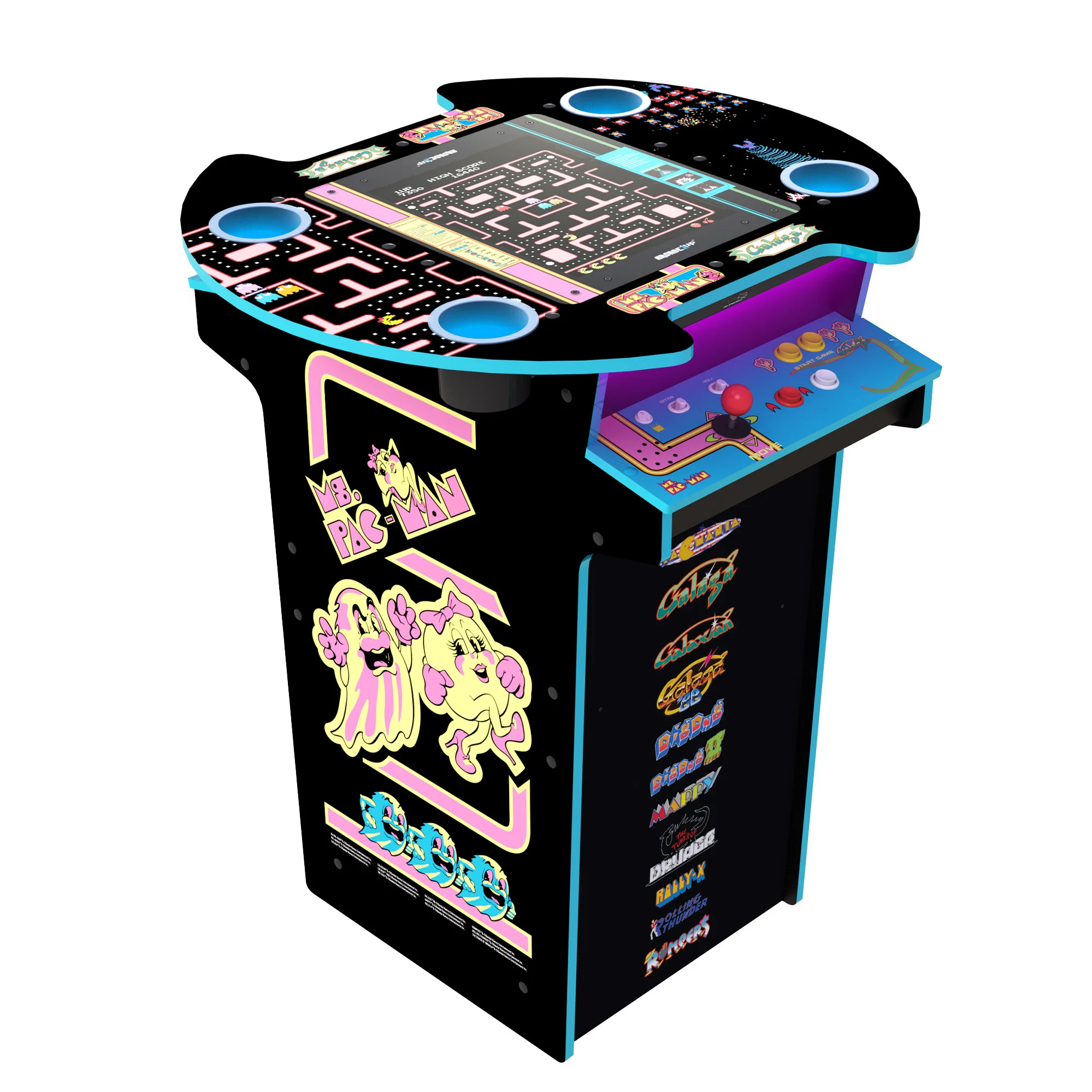 ARCADE1UP MS. PAC-MAN PUB TABLE