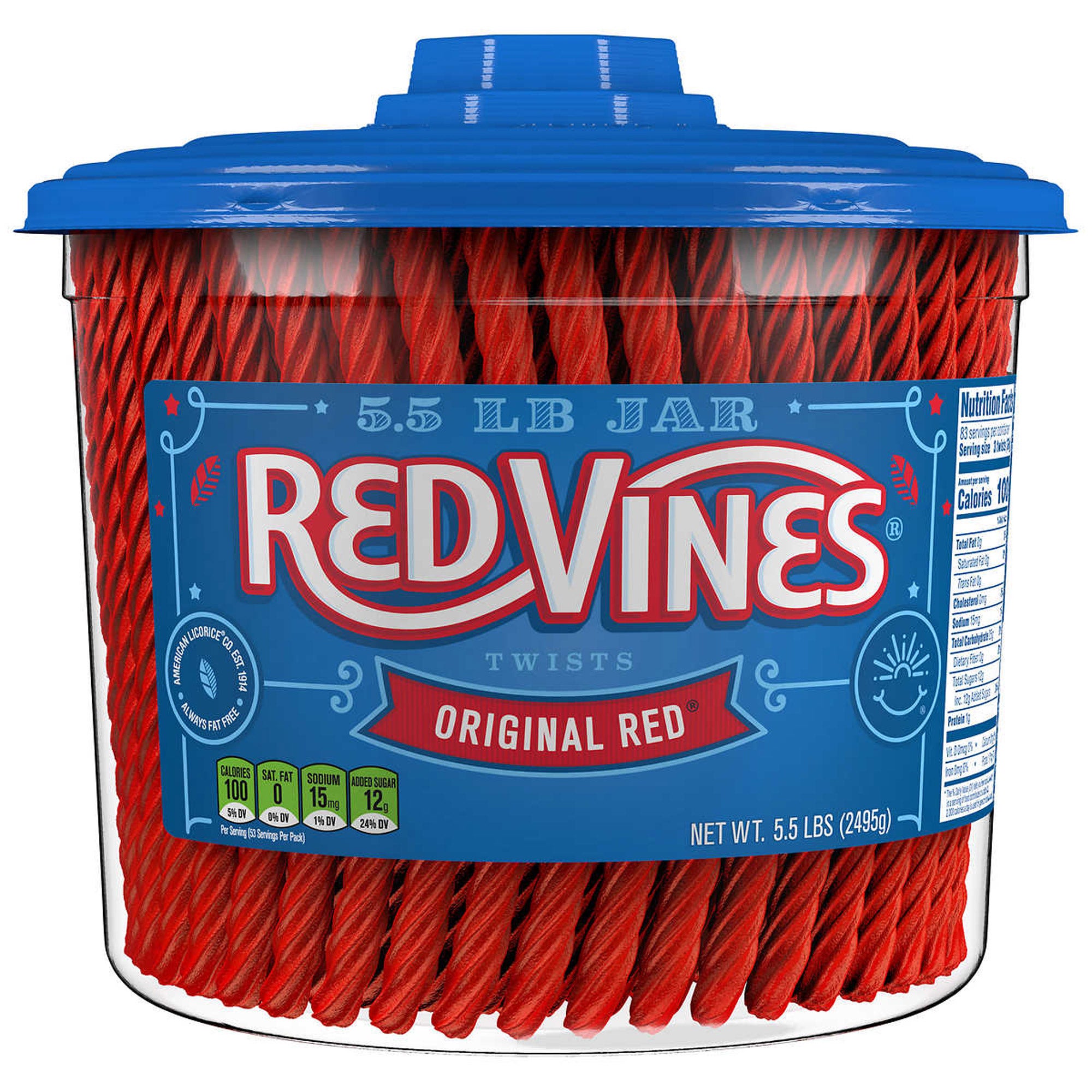 RED VINES LICORICE 5.5 LBS - Image 1