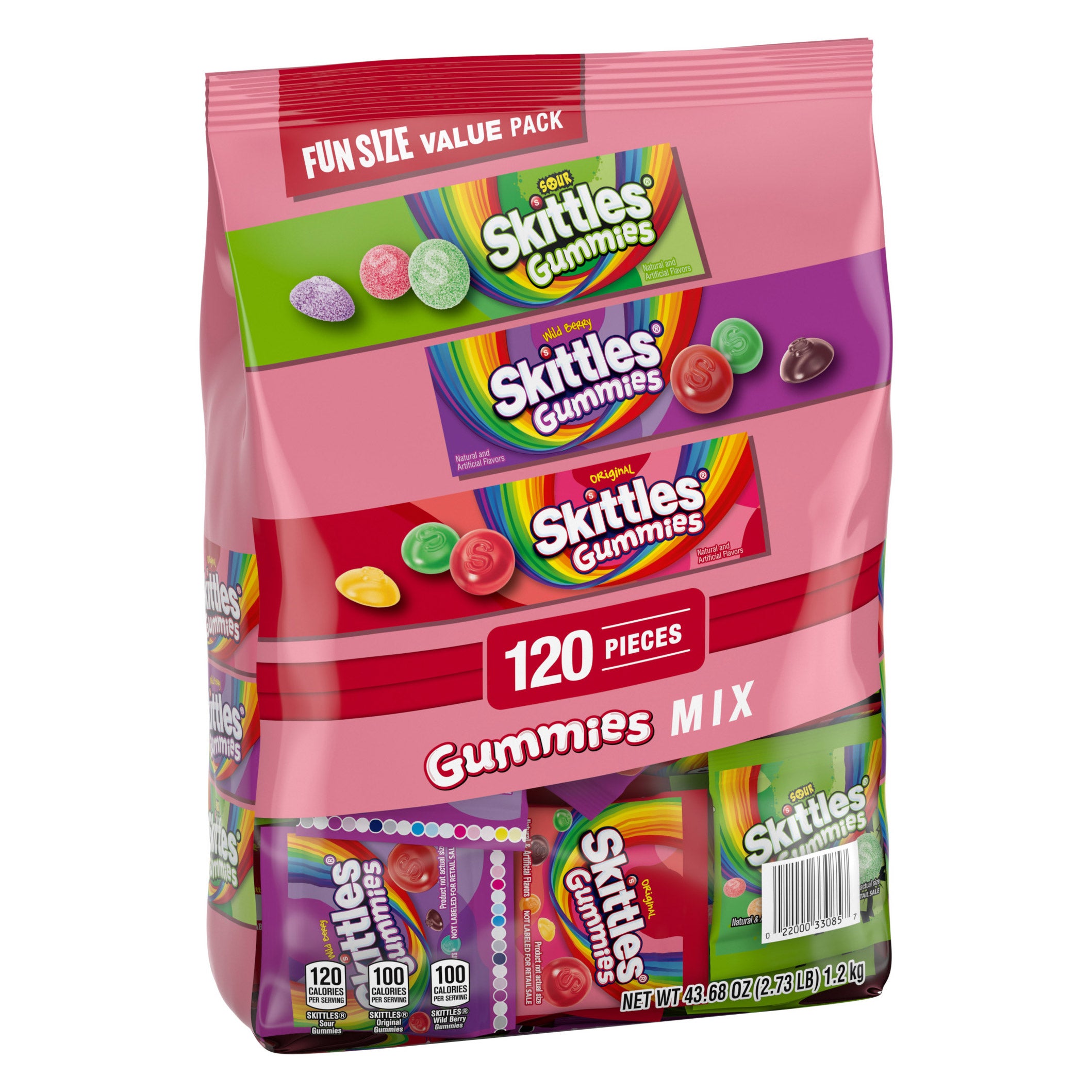 SKITTLES GUMMIES VARIETY 120CT - Image 1