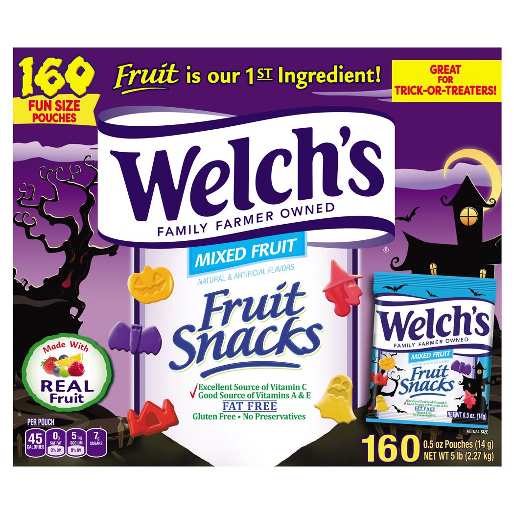 WELCH'S HALLOWEEN FRUIT SNACKS 160/.5 OZ - Image 1