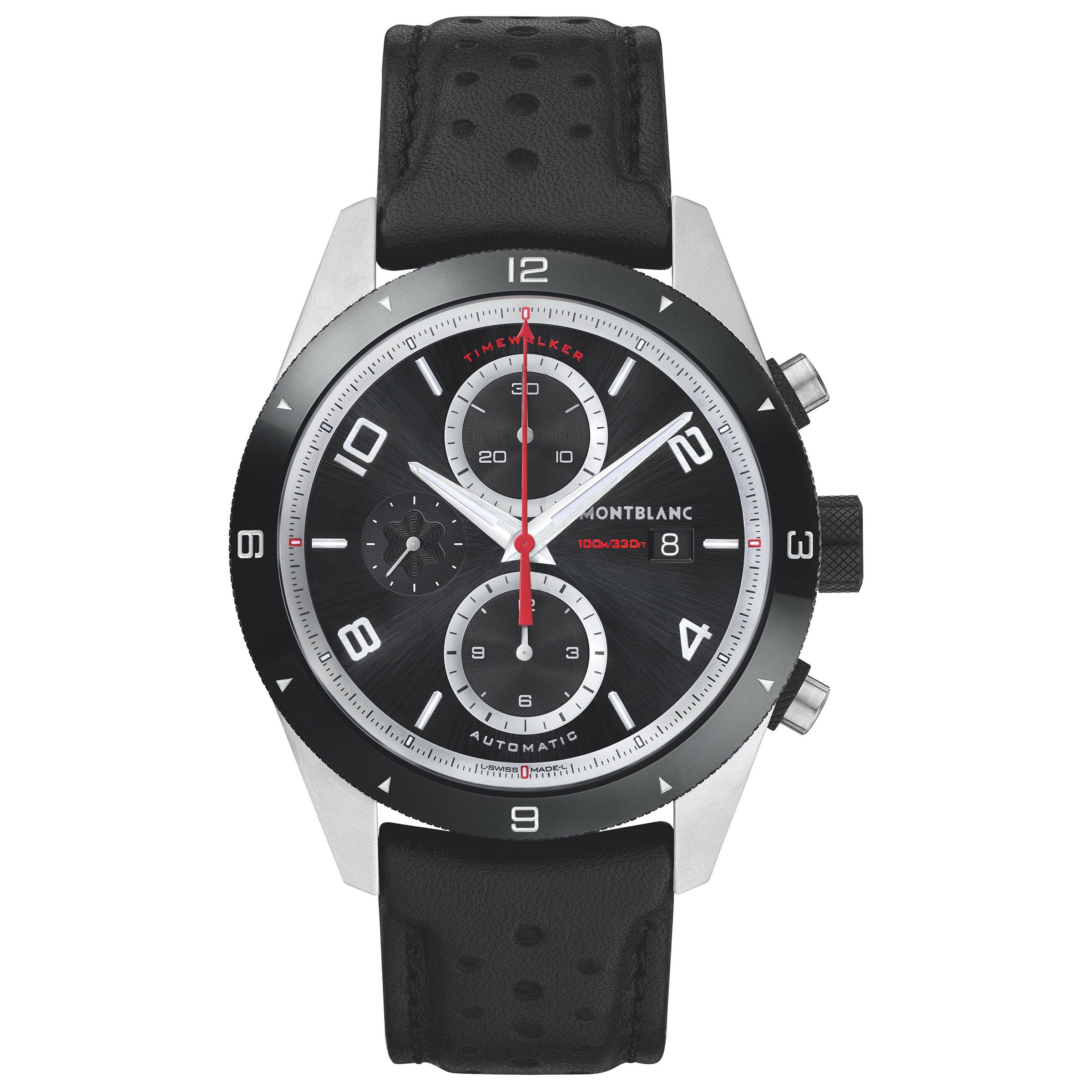 MONTBLANC TIMEWALKER BLACK DIAL CHRONOGRAPH MEN'S AUTOMATIC WATCH