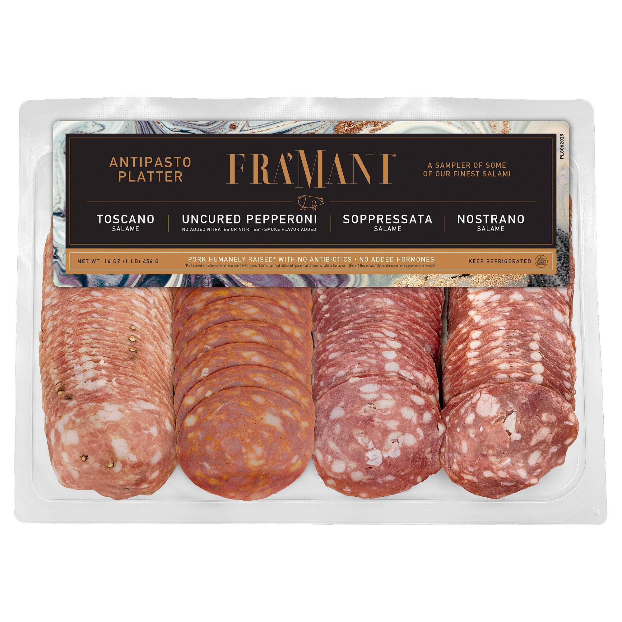 FRA'MANI ANTIPASTO TRAY 16 OUNCES - Image 1
