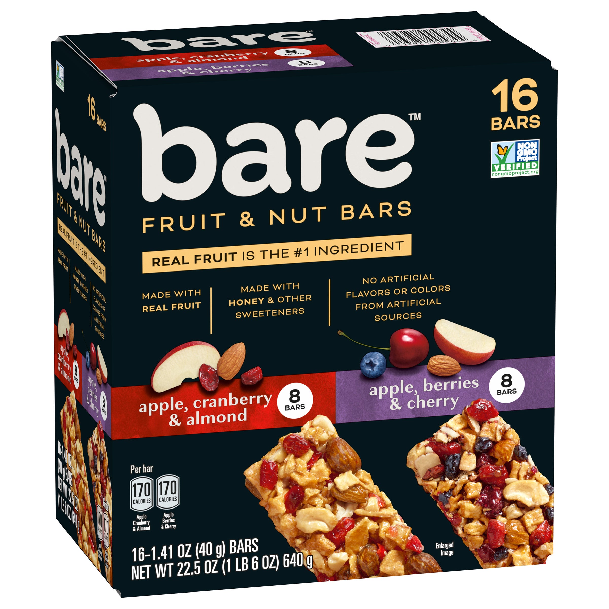 BARE FRUIT & NUT BARS 16/1.41 OZ - Image 1