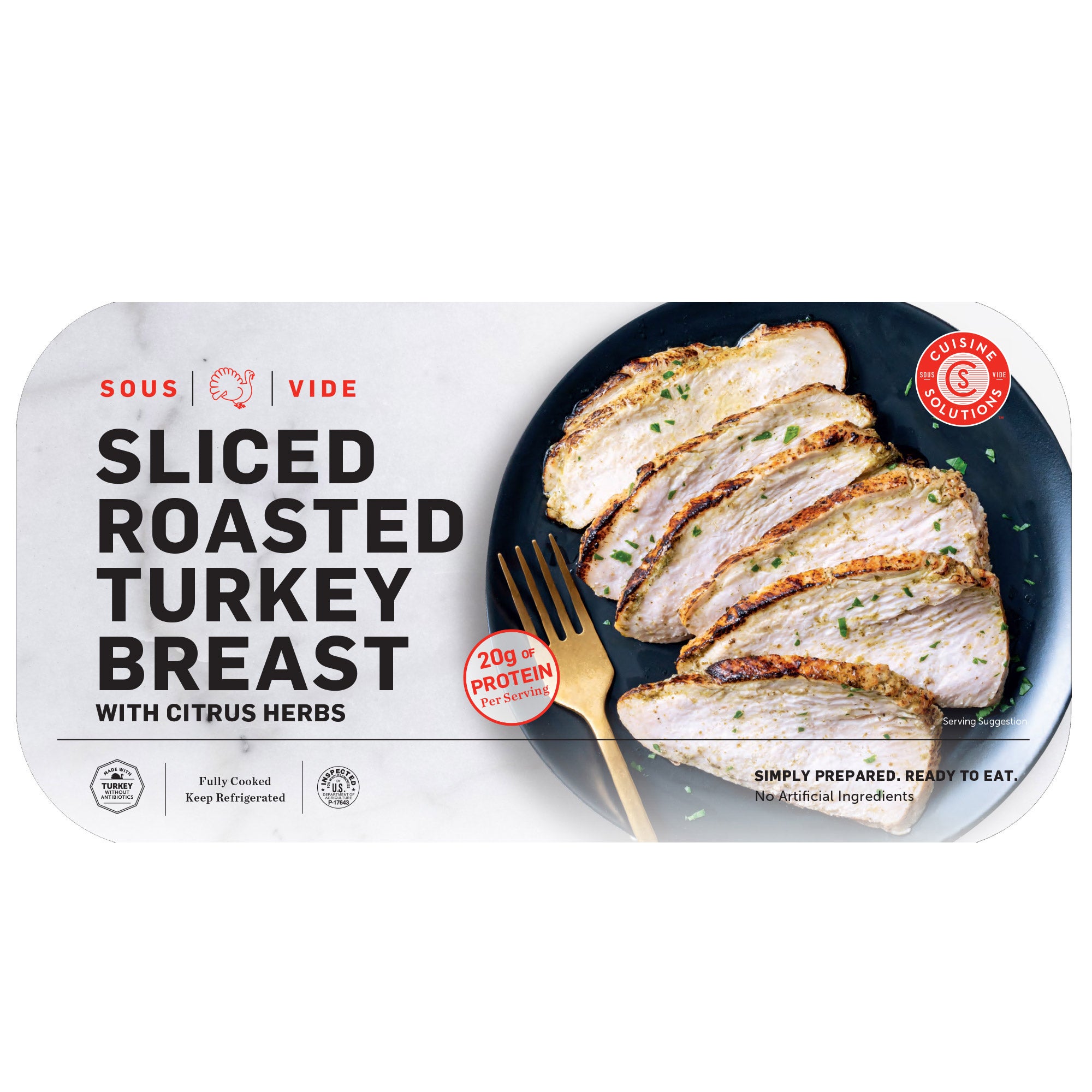 CUISINE SOLUTIONS SLICED TURKEY BREAST PRICE PER POUND