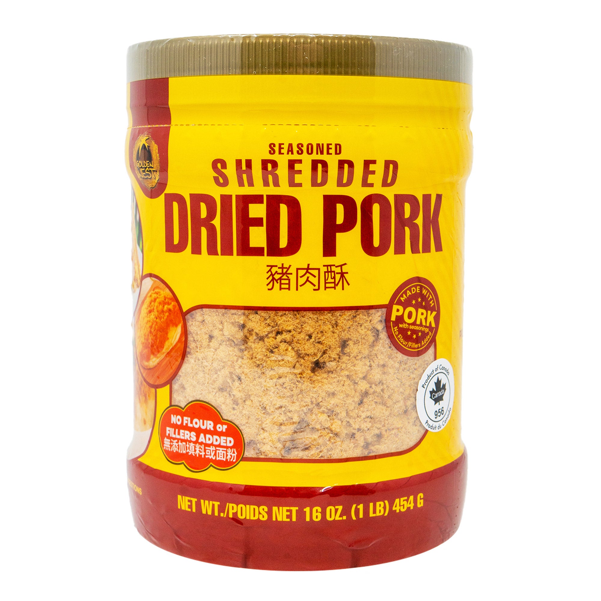 GOLDEN NEST SHREDDED DRIED PORK 16 OZ (1 LBS)